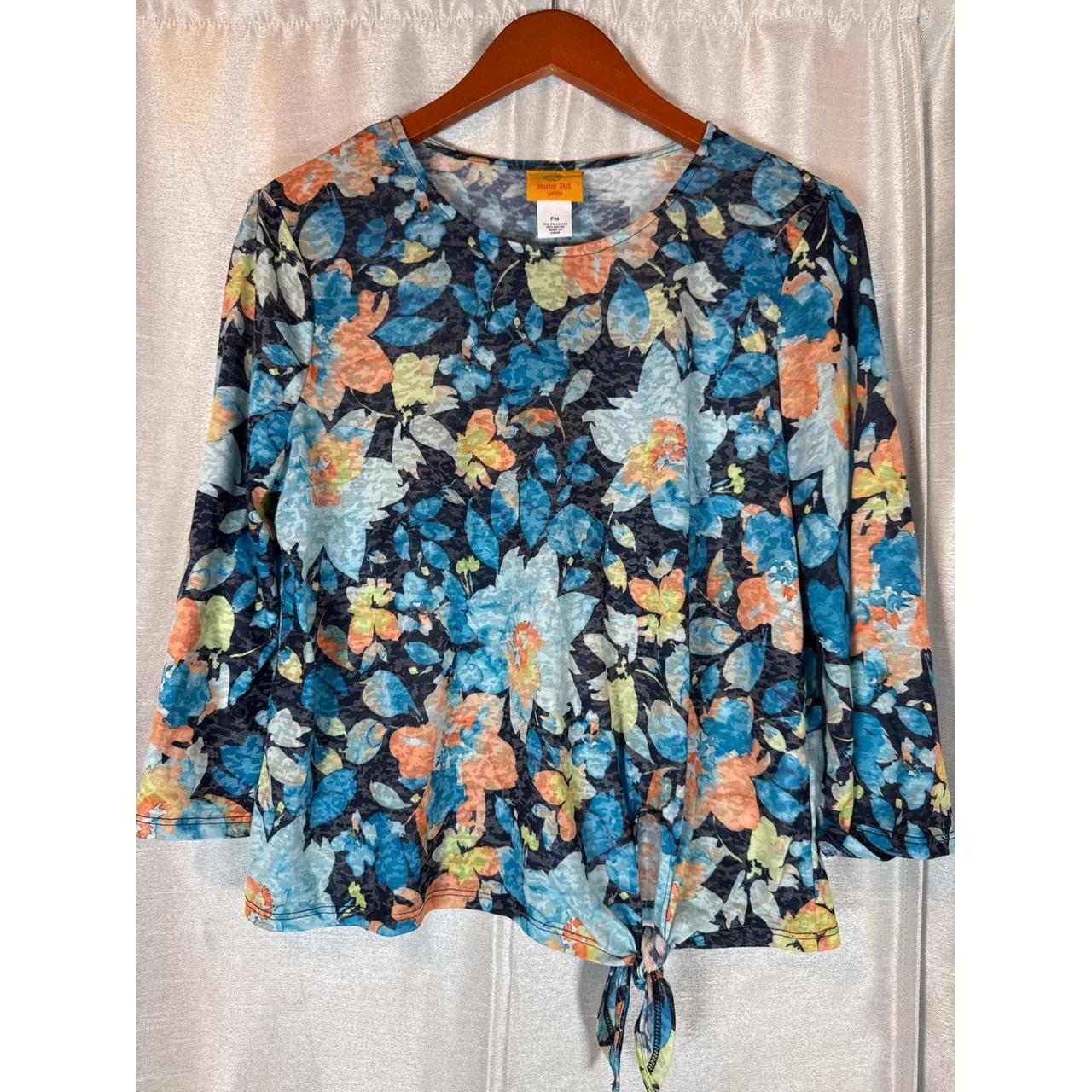 Ruby Rd. Women's Blouse - Multi/Blue - M – Ruby R… - image 1