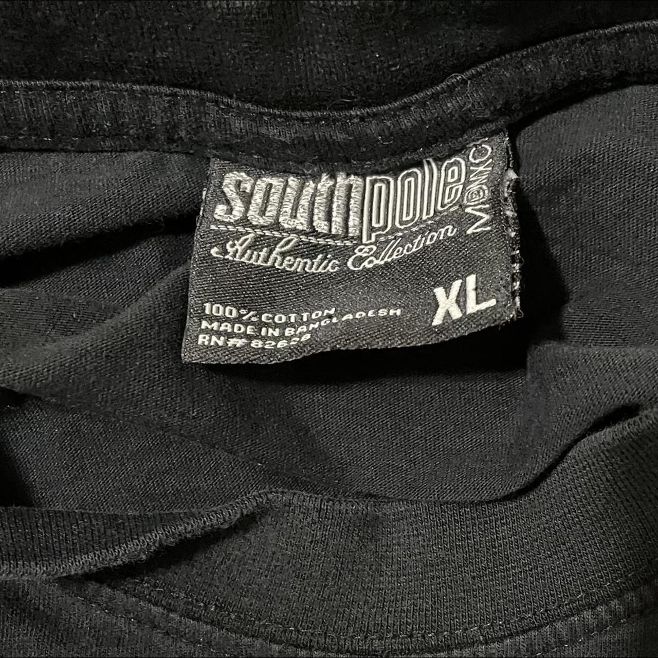 really cool southpole shirt with metallic design... - Depop