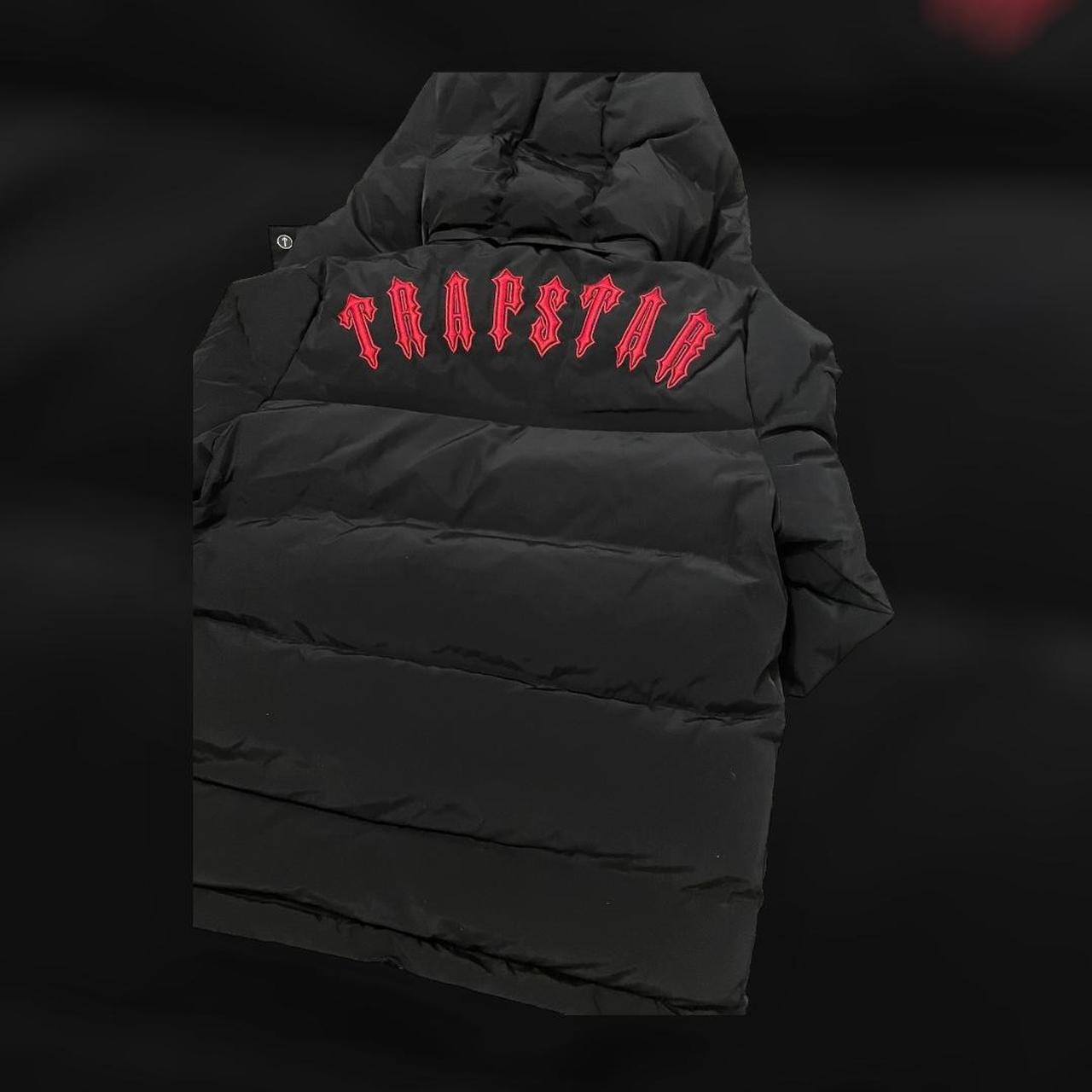 Trapstar Irongate Puffer Black Red Size XSmall,... Depop