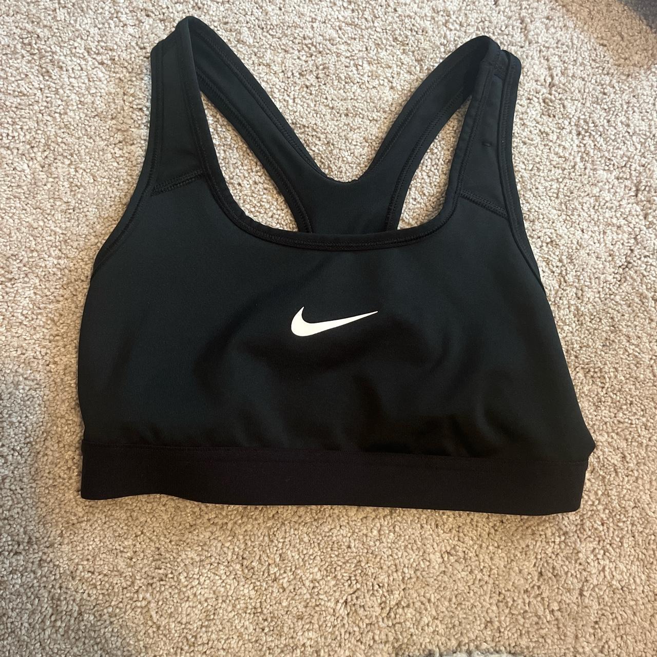 black nike dry fit sports bra. size small. - Depop