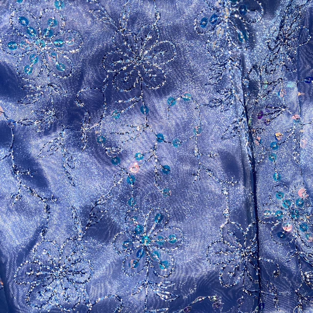 sparkly blue corset