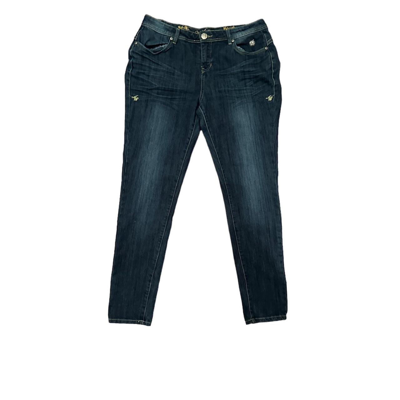 Apple Bottoms Women's Navy and Blue Jeans (2)