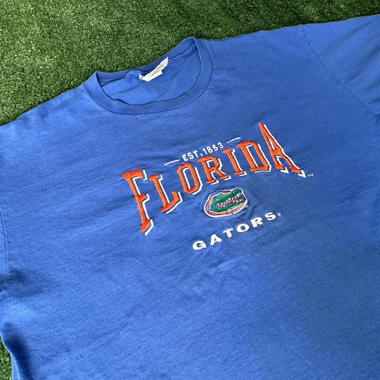 Vintage all embroidered Florida gators FU shirt •... - Depop