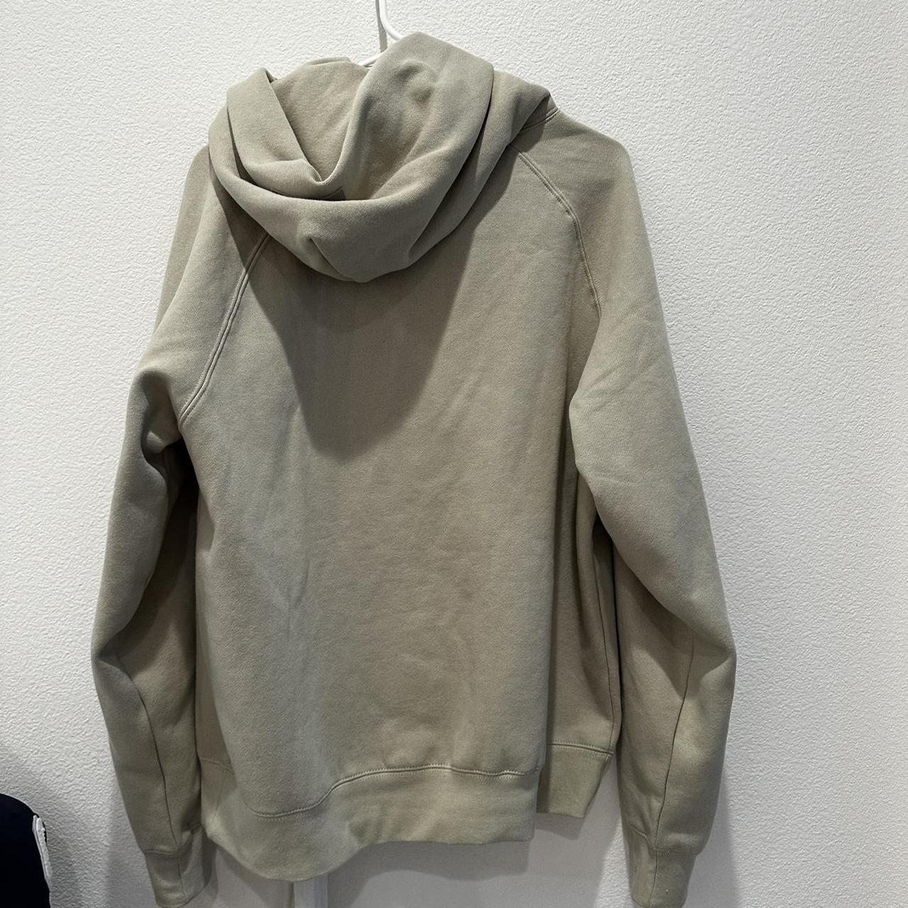 Fear of God Men's Khaki and Cream Hoodie | Depop