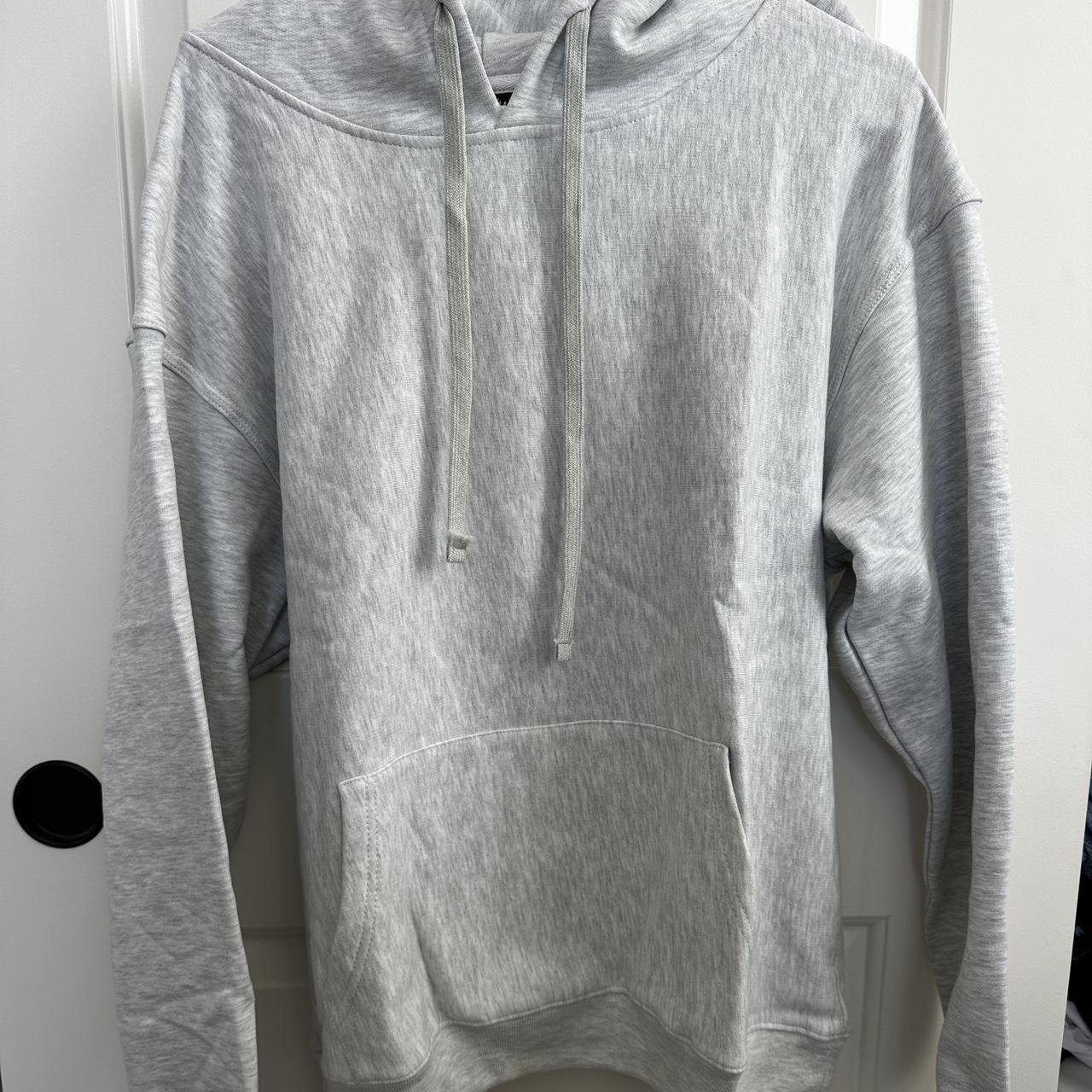 Stussy hoodie Back hood applique Grey Engraved... - Depop