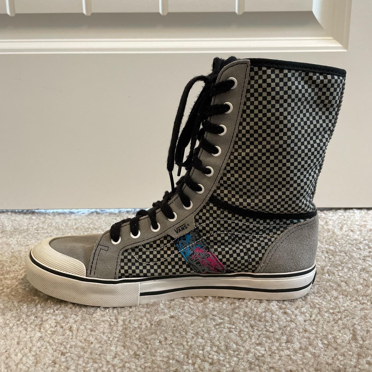 Vans boots on sale womens Silver