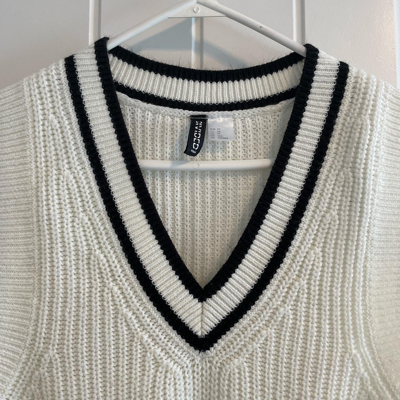 Divided H&M Women's Rib-Knit Sweater Vest Depop