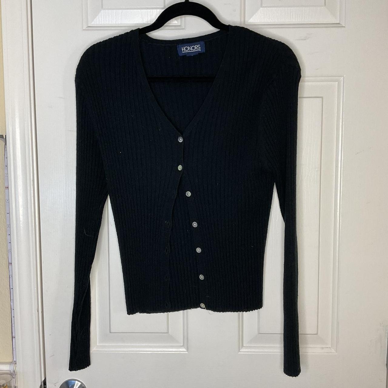 Women's Black Cardigan | Depop