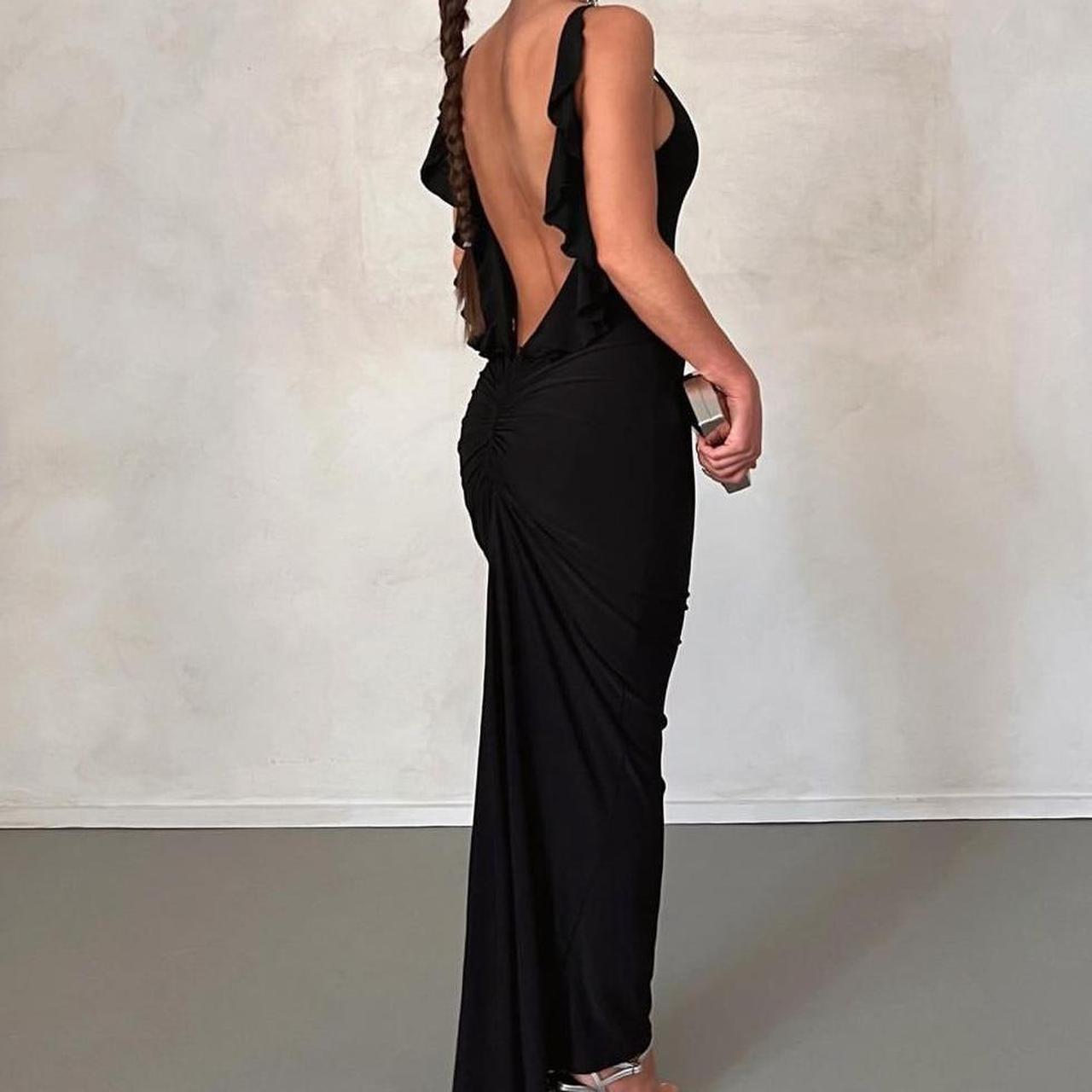 ‘Bella’ black maxi dress SOLD OUT online size Xs... - Depop