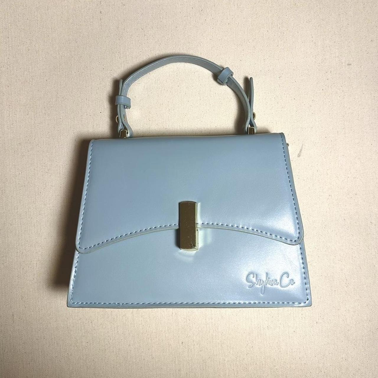 Badgley Mischka Gem Clutch (light Blue) Clutch Handbags | Lyst