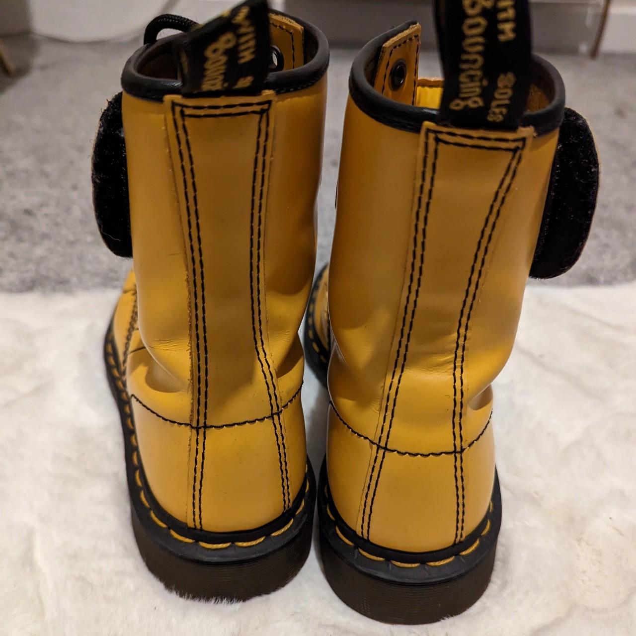 Dr. Martens Women's Yellow Boots Depop