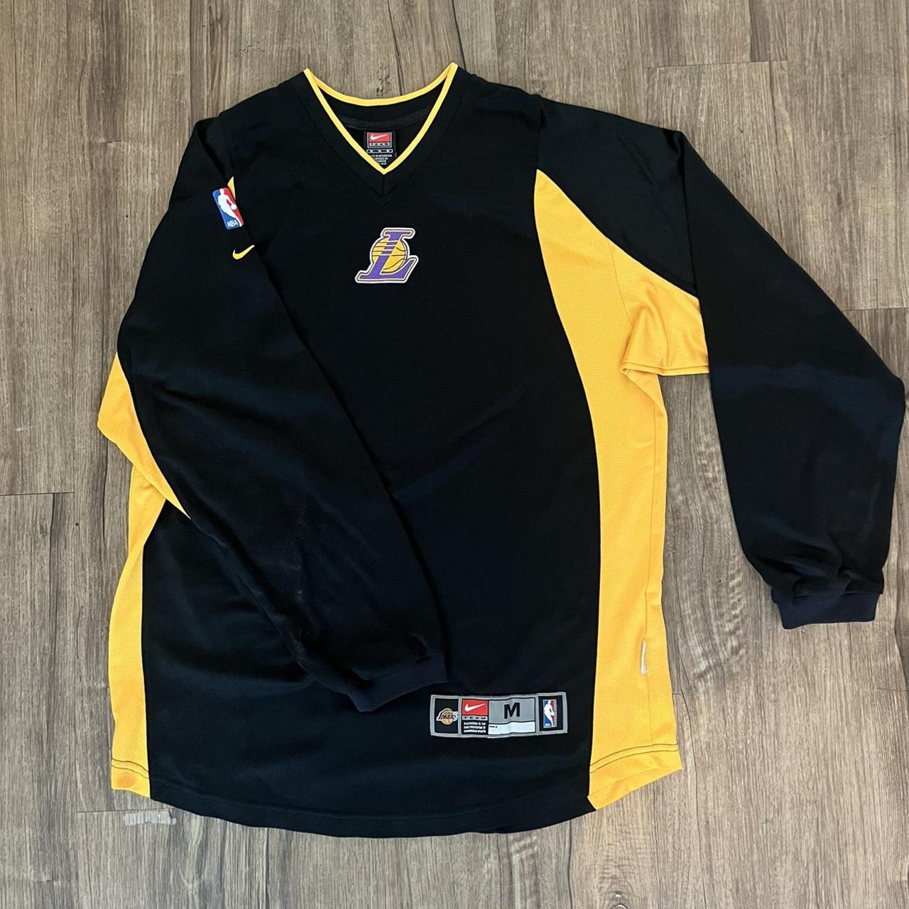 Nike, Tops, Vintage La Lakers Nike Warm Up Jersey