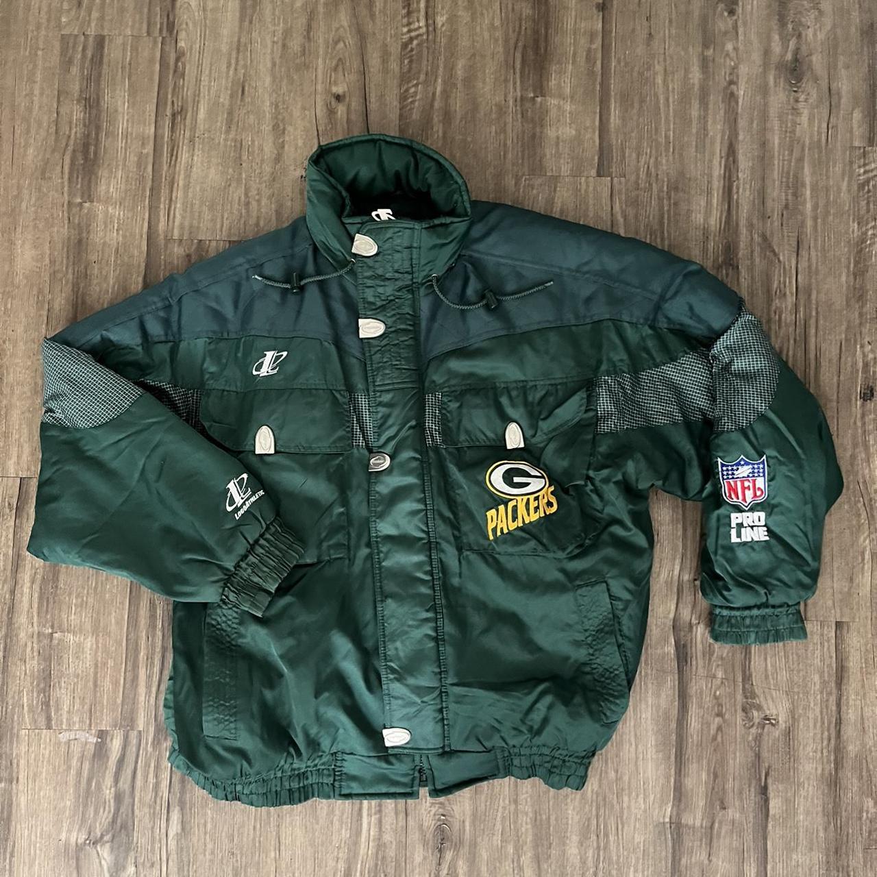 Vintage Logo Athletic Green Bay Packers Jacket