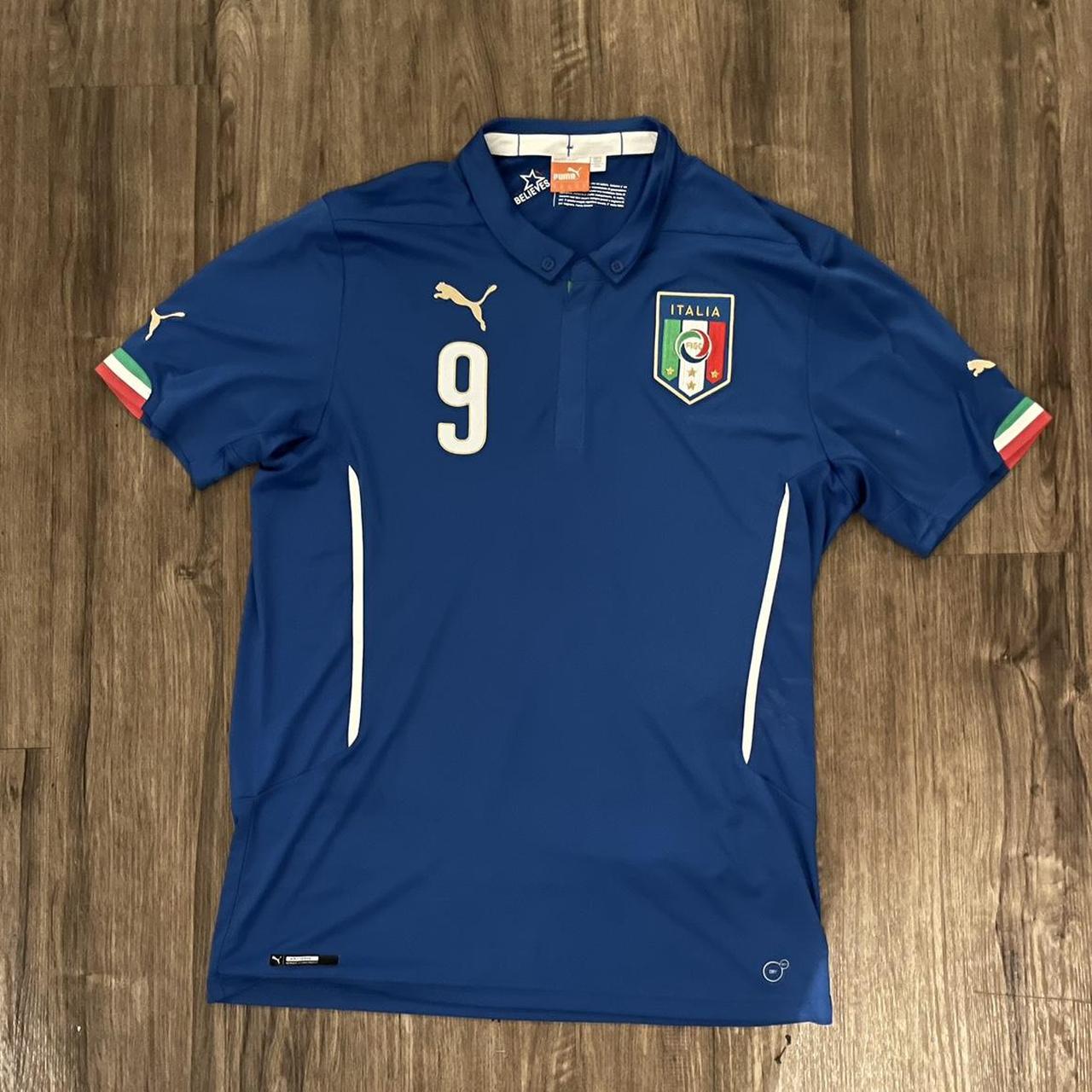 Puma Balotelli Italy 2014 Home Jersey