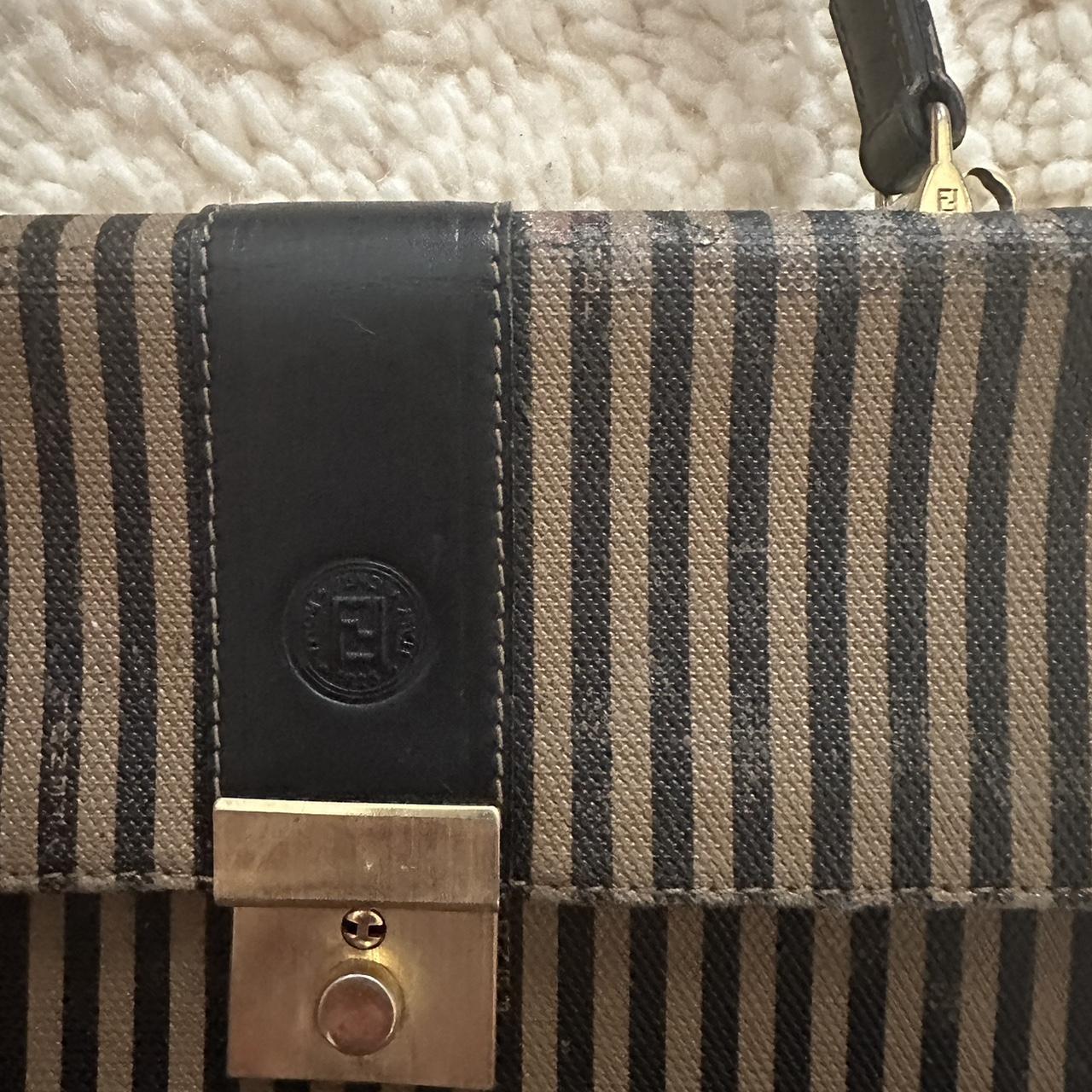 Fendi striped outlet handbags