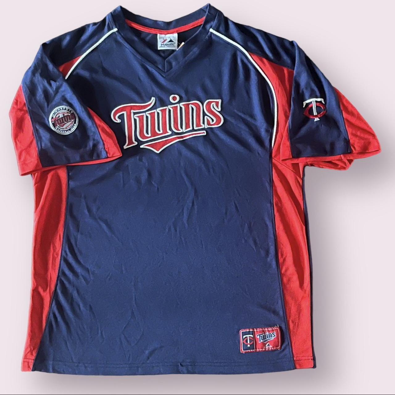 Red Minnesota Twins Baseball Jersey Brand - - Depop