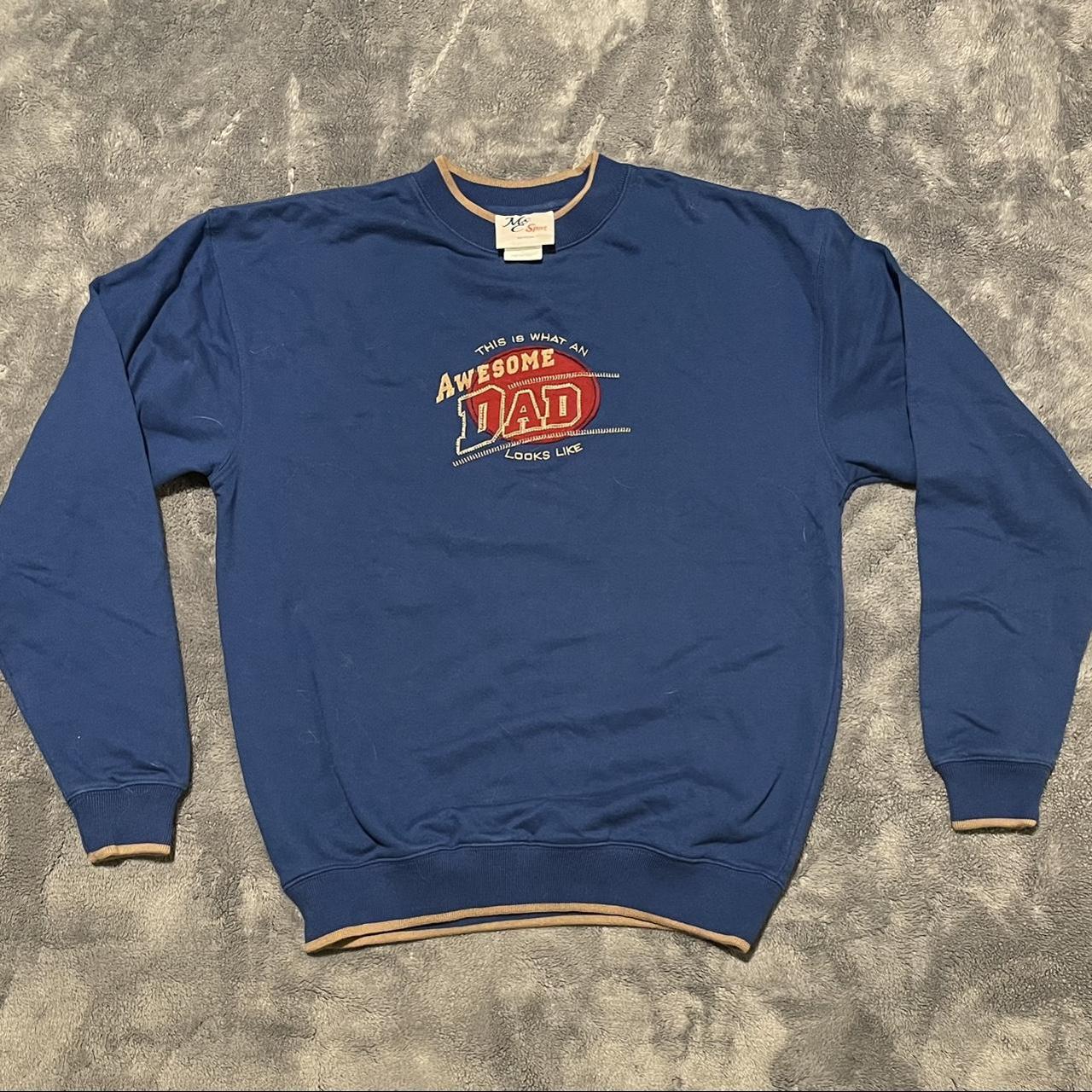 Vintage Dad Crewneck Sweater Size:... - Depop