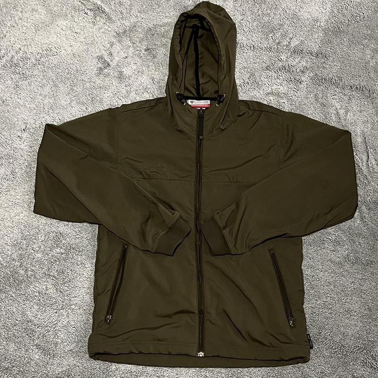 Columbia army green jacket best sale