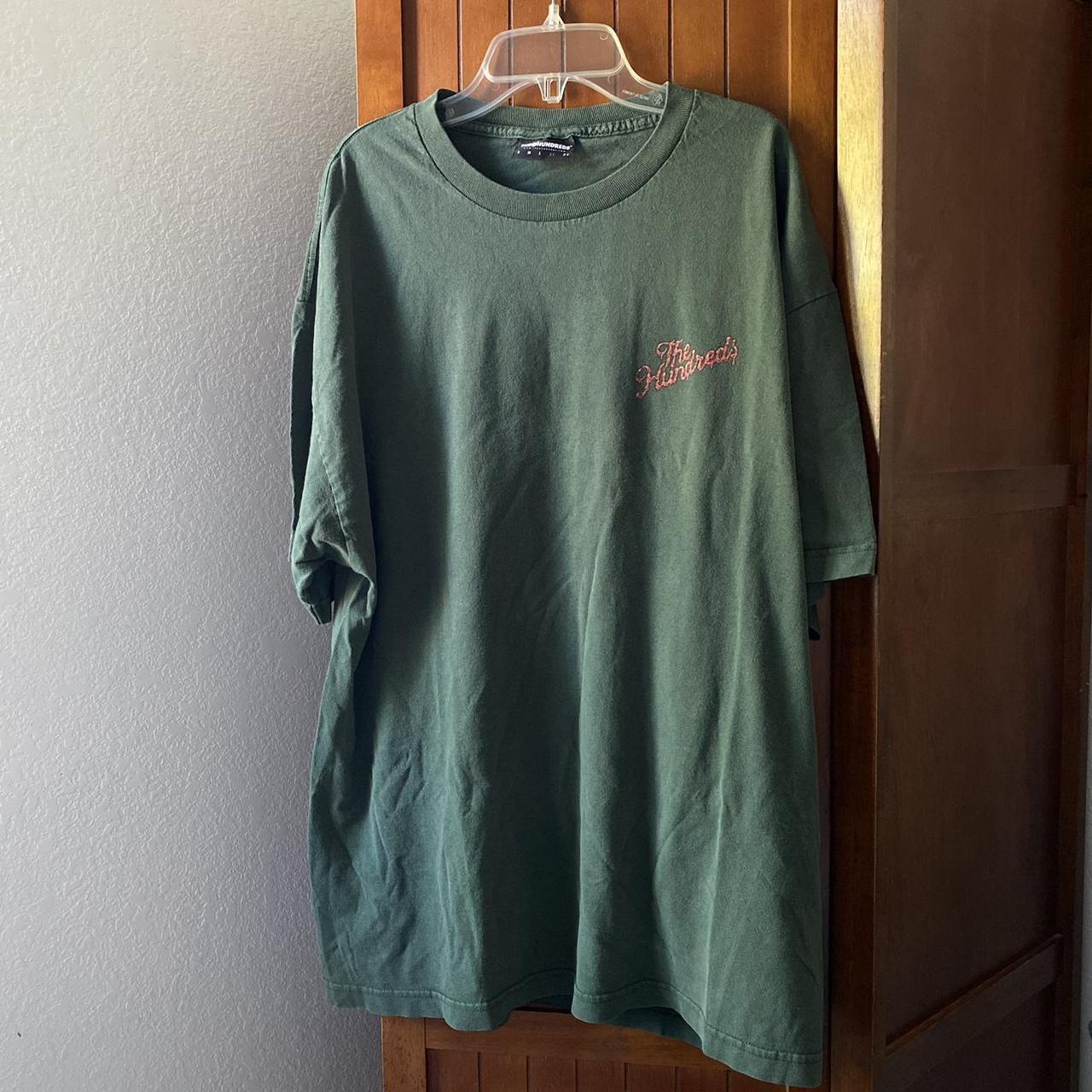 The Hundreds Men's Green T-shirt | Depop