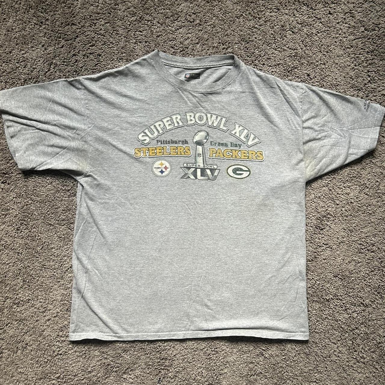 Vintage 2011 Steelers vs Packers Super Bowl - Depop