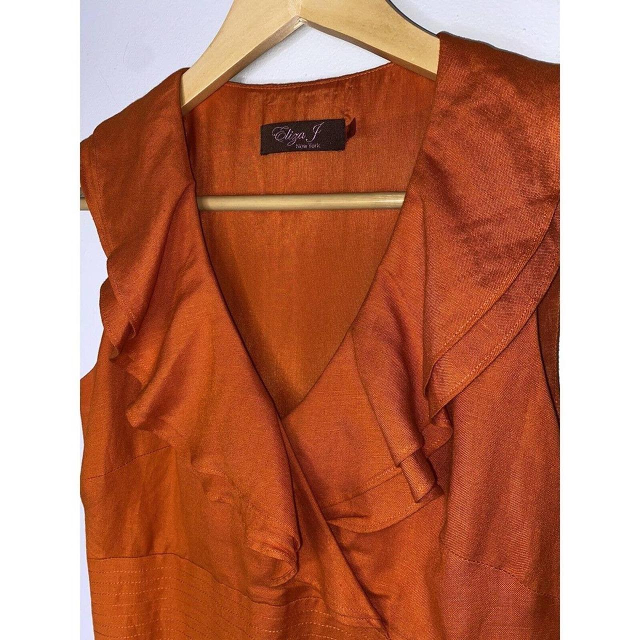 Eliza J Women's Orange Dress | Depop