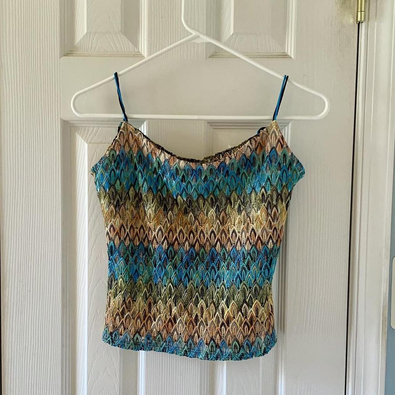 Fuego USA Vintage Knit Tank Top #vintage... - Depop