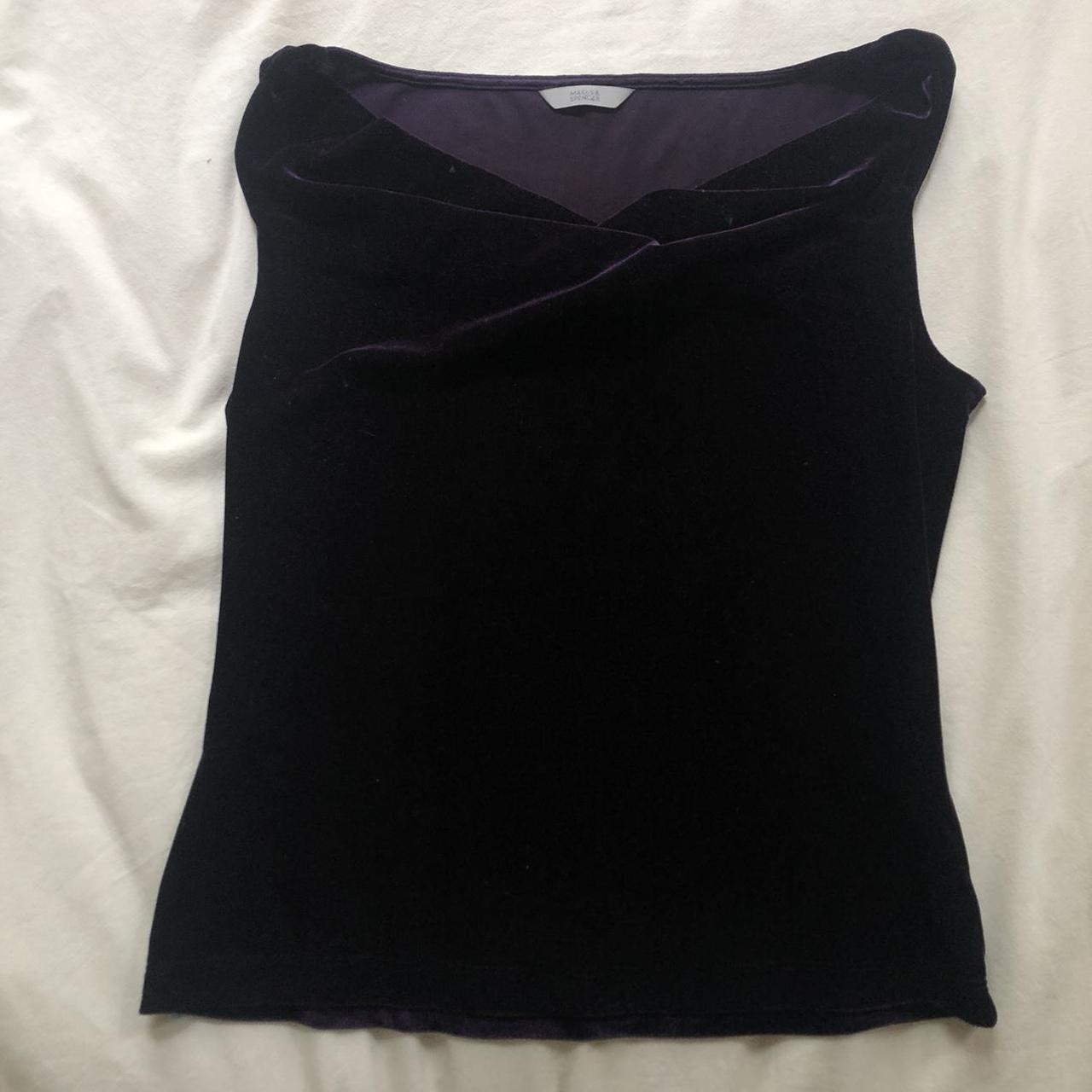Marks & Spencer Women's Purple Vest Depop