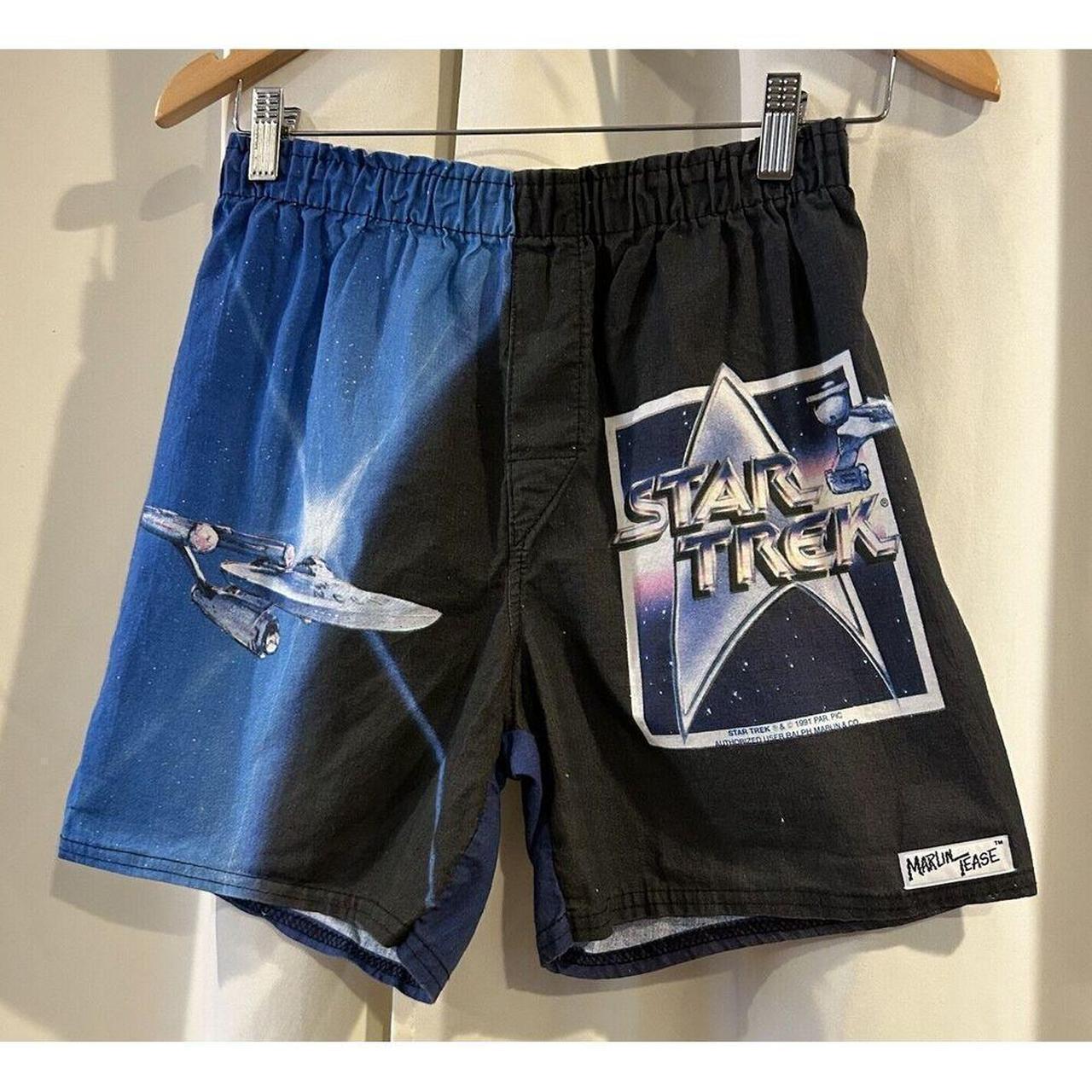 Vintage 90s STAR TREK BOXER SHORTS Men s Marlin. Depop