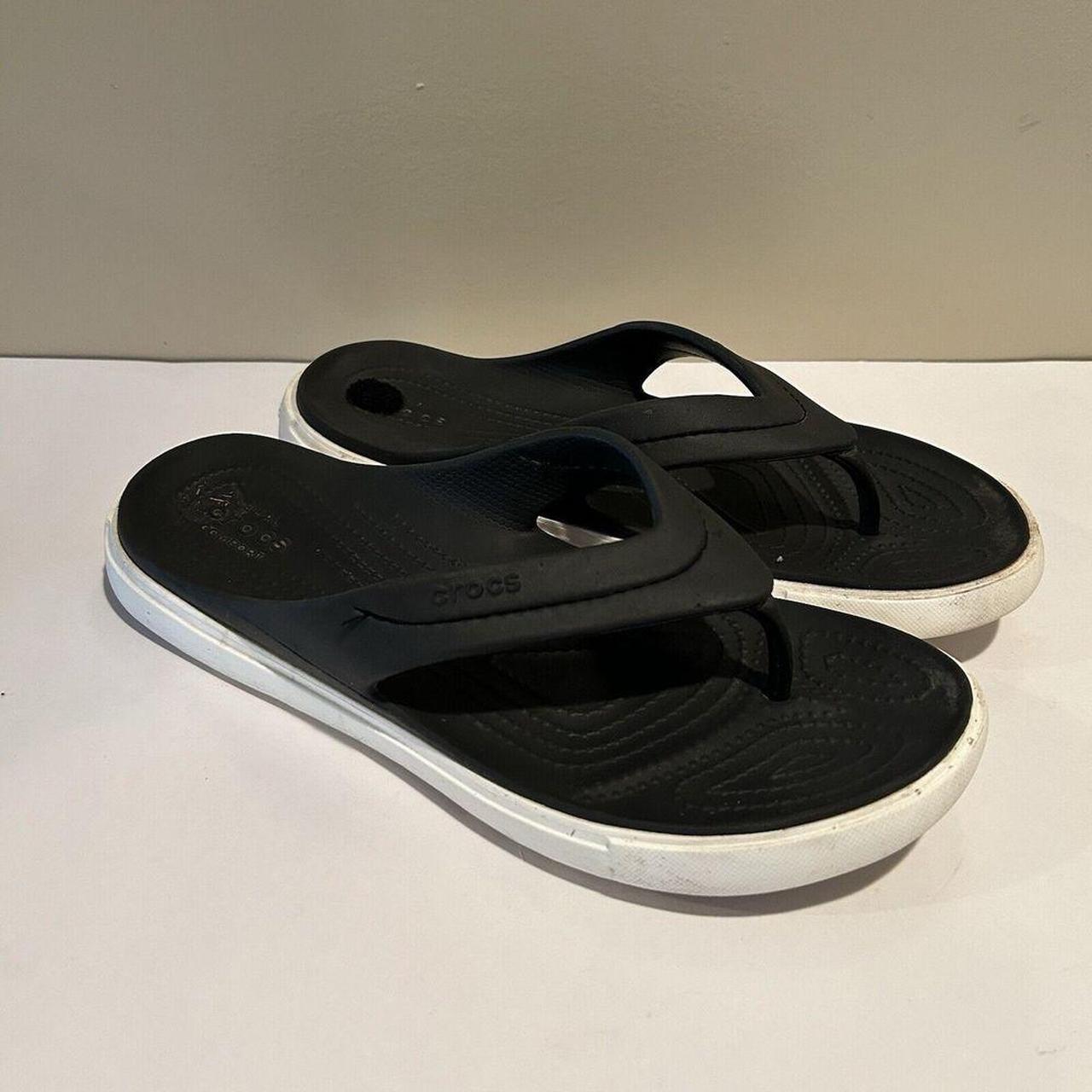 Crocs Citilane Flip Flops Sandals Slip On Black. Depop