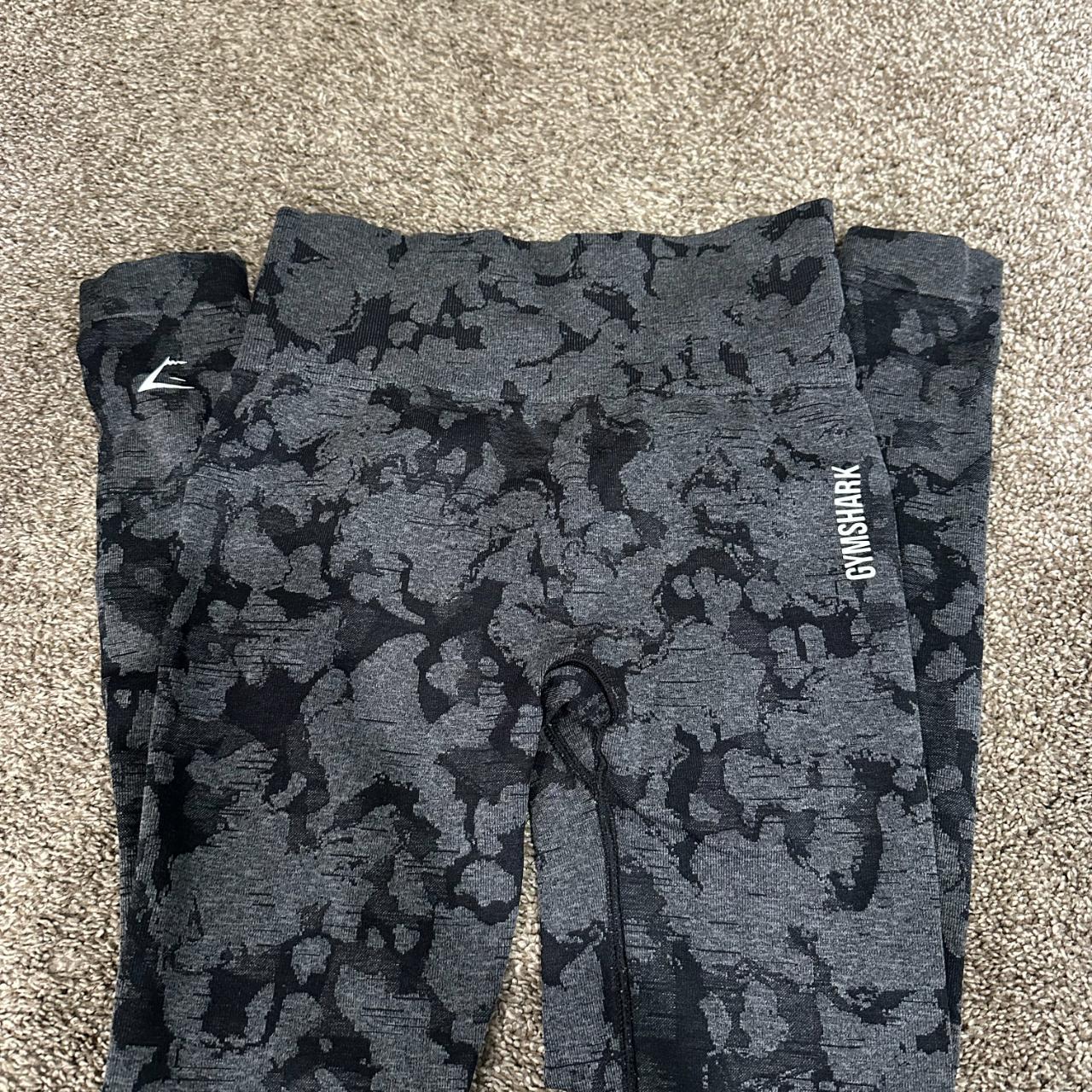 Gymshark Men's Leggings Black/Grey M – Medium Gym Shark Black - Main Image