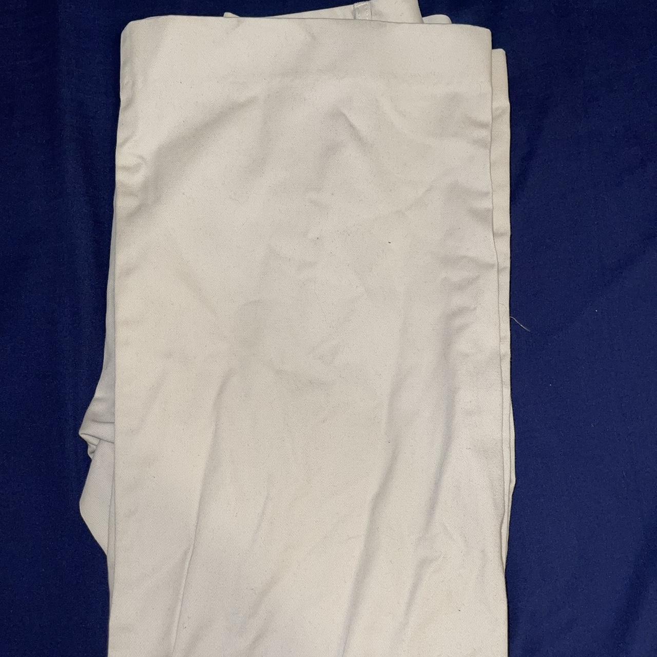 Washed white American eagle pants - Depop