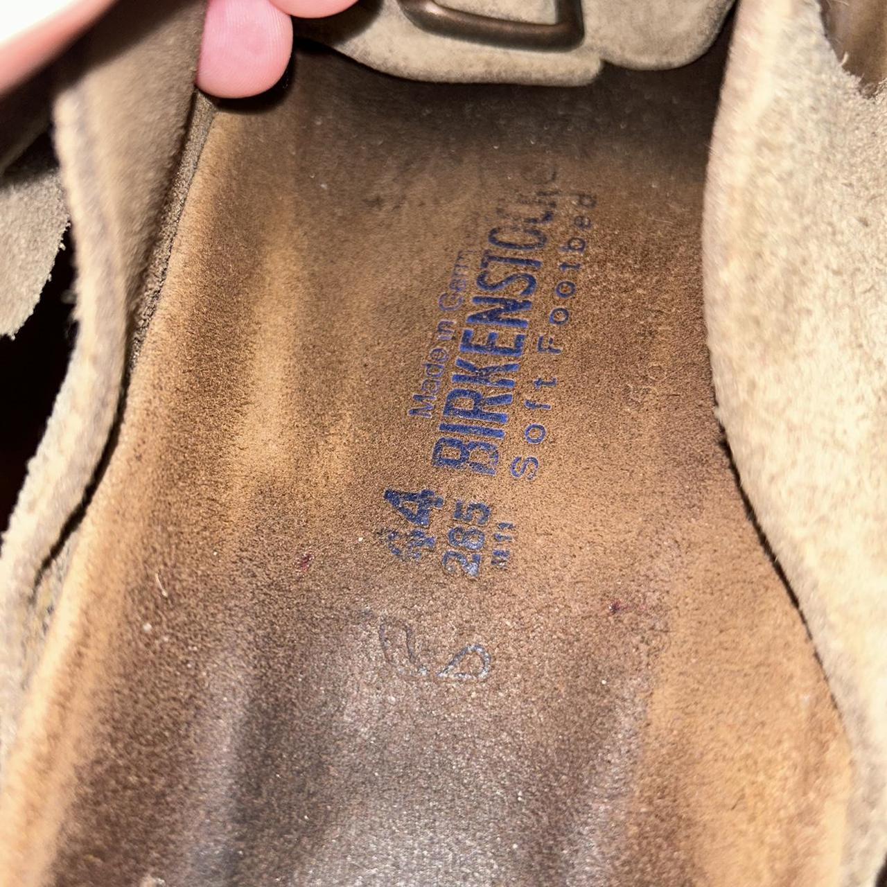 Men’s suede Birkenstock sandals size 44 (1111.5)... Depop