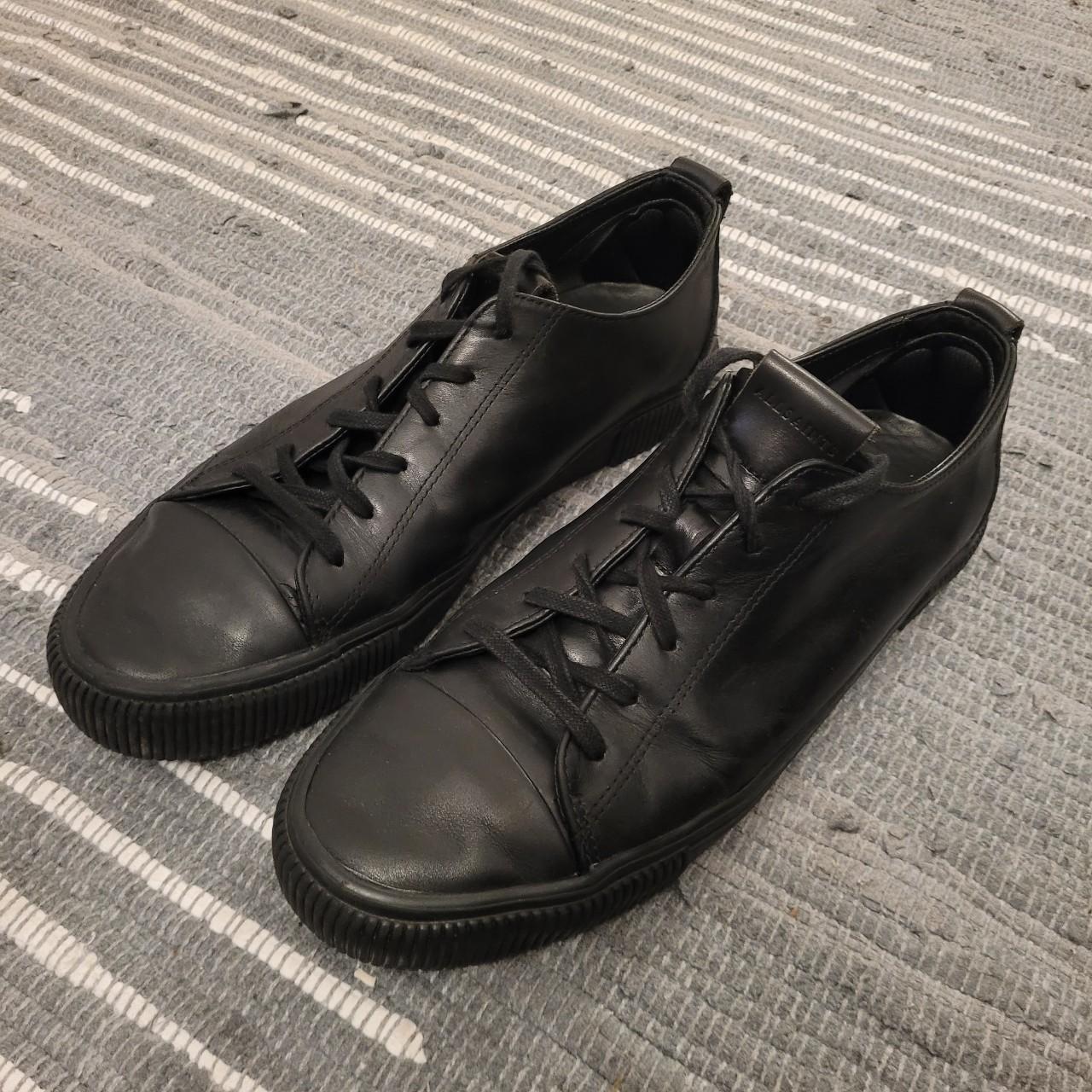 AllSaints leather sneakers Mens EU 44 / US 11 - Depop