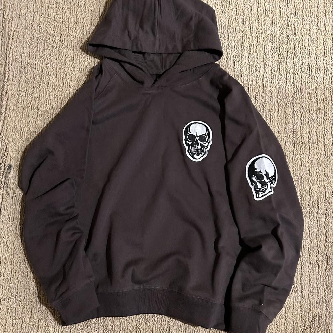 Number nine SS04 skull hoodie 💀 Sizes 2 & 3 - medium... - Depop