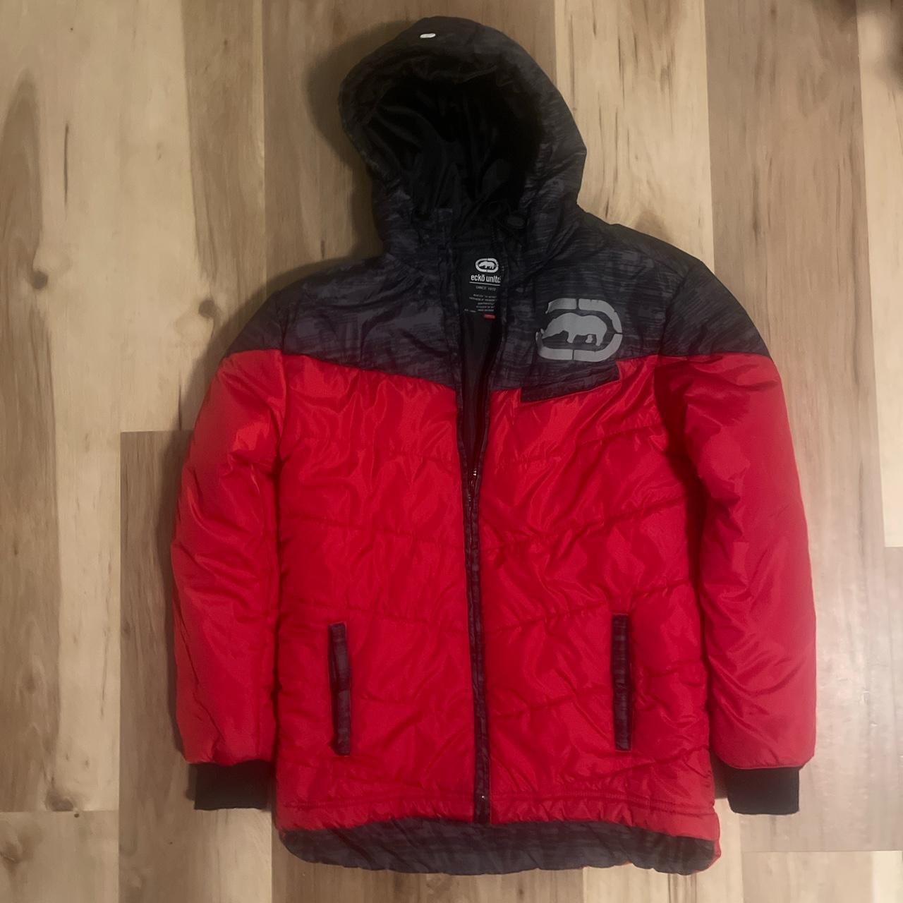 Y2K Ecko Unltd Puffer Full Zip Jacket Depop