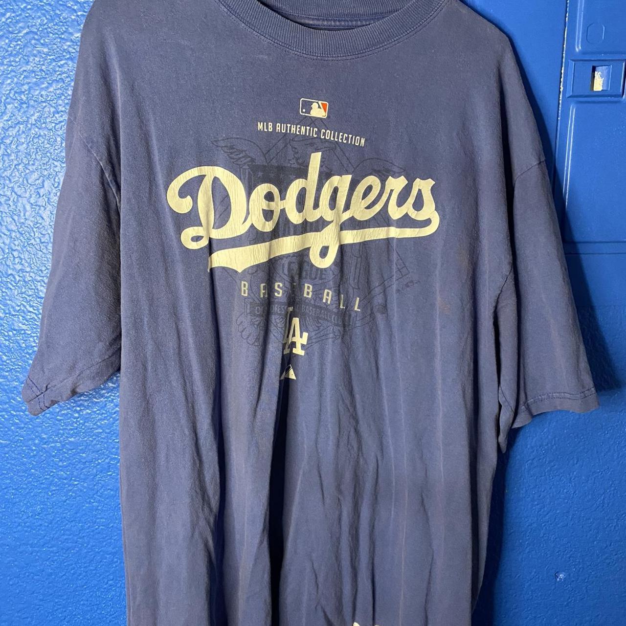 Vintage MLB Majestic LA Dodgers T-Shirt #dodgers - Depop