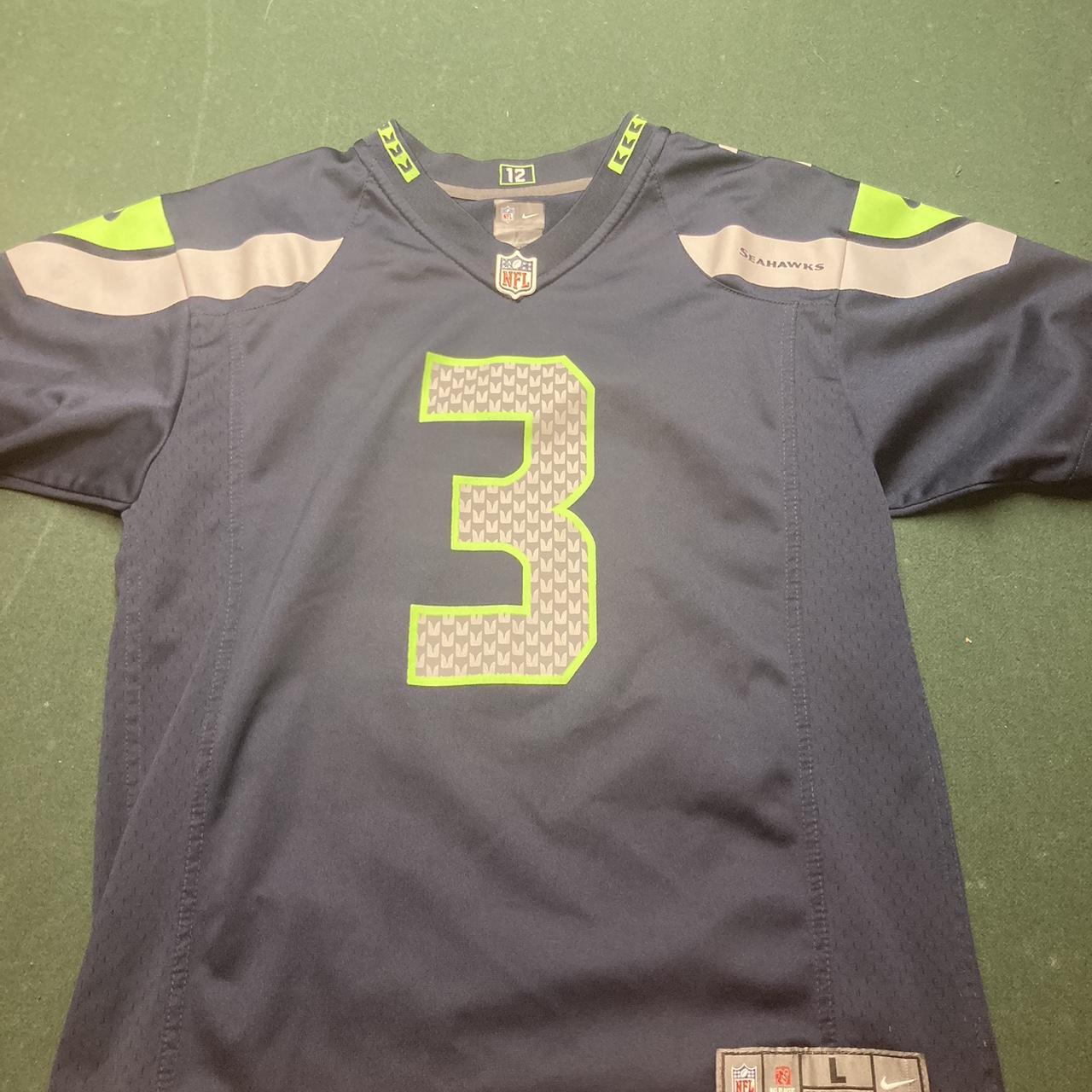 3 Wilson Seahawks jersey large jersey. - Depop