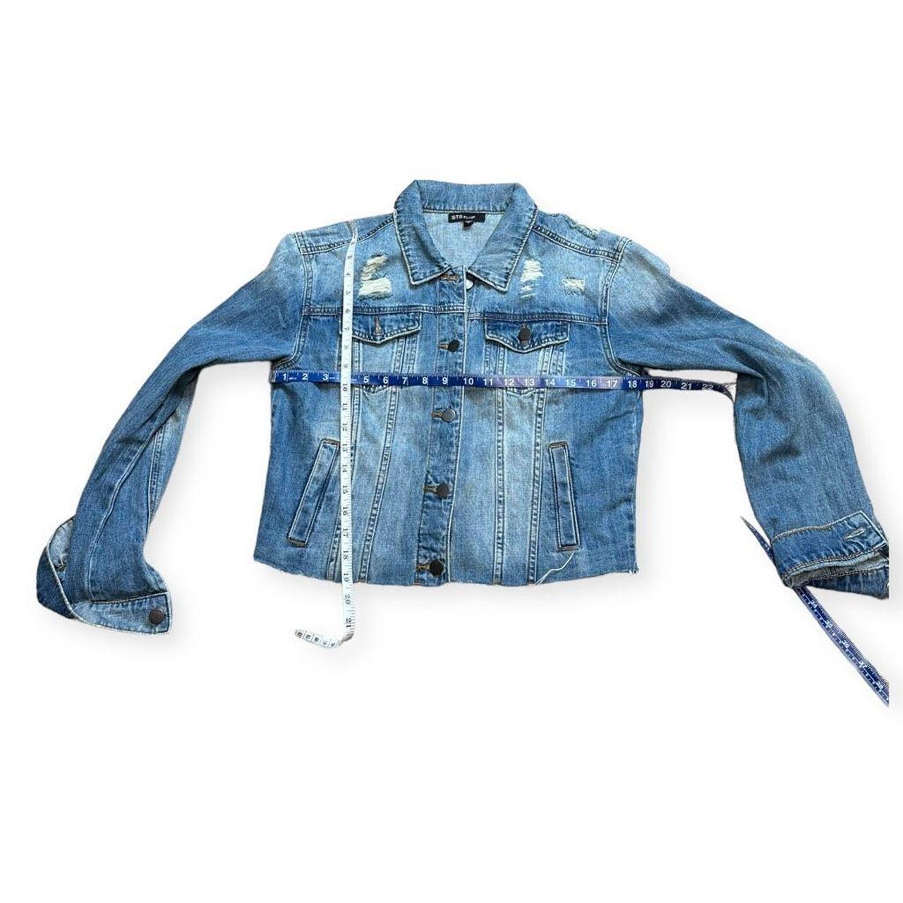 Sts blue distressed denim cheap jacket