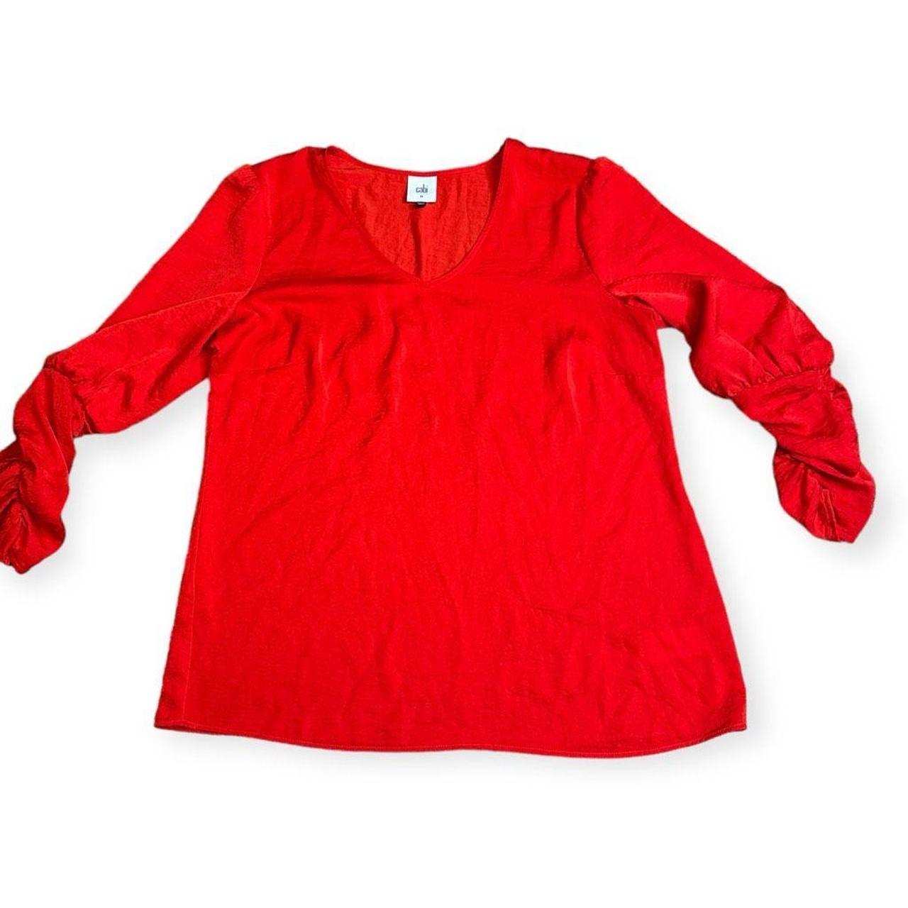 kohls red blouse