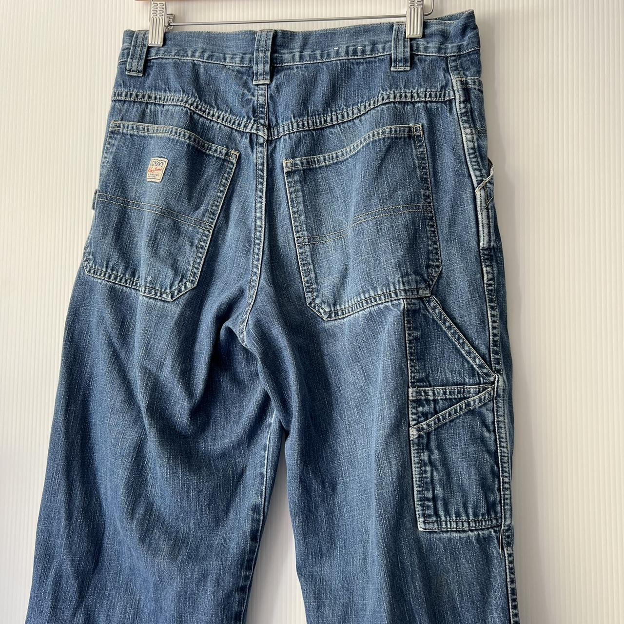 Vintage 2002 Old Navy Carpenter / Cargo Jeans... - Depop