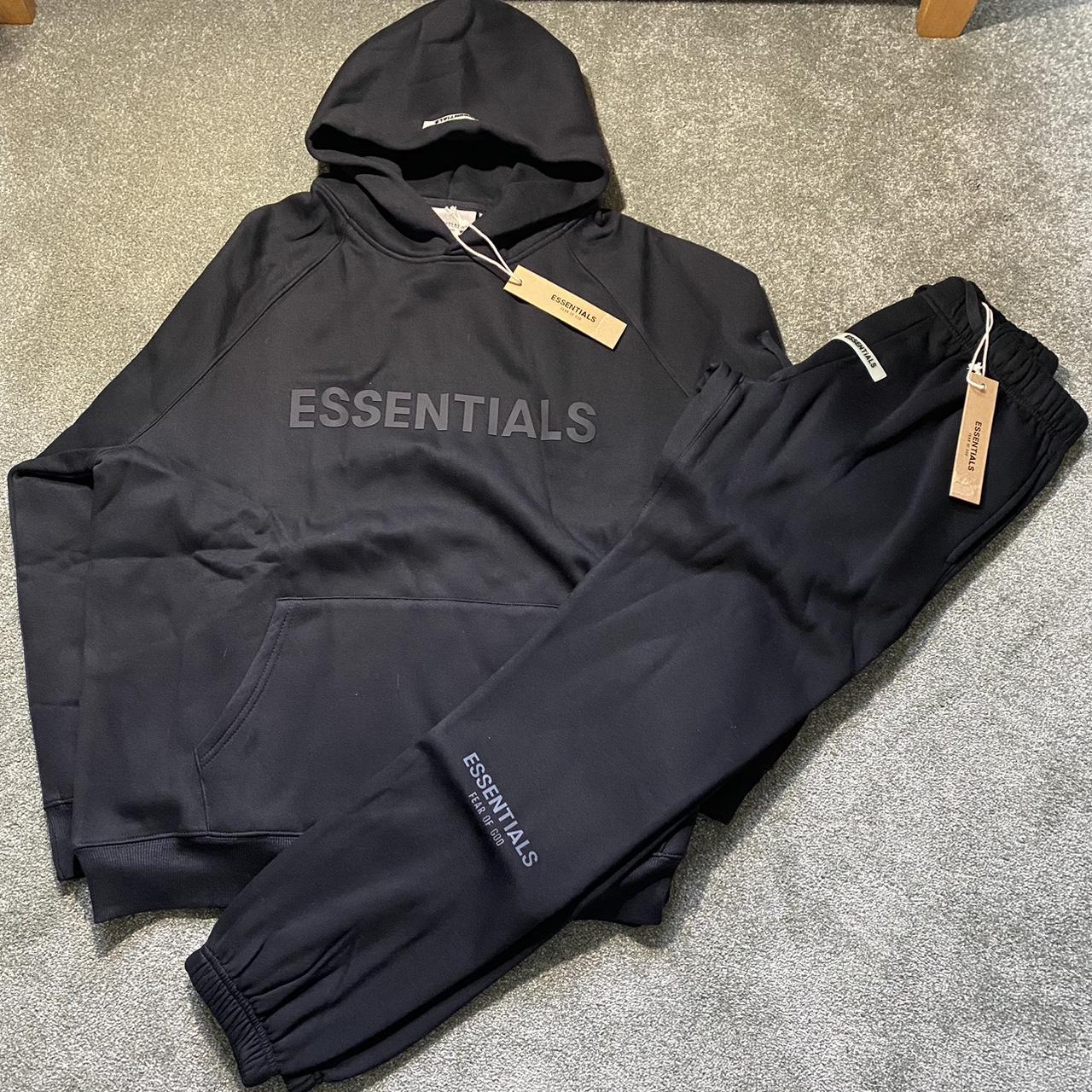 essentials tracksuit size medium very warm and cosy - Depop