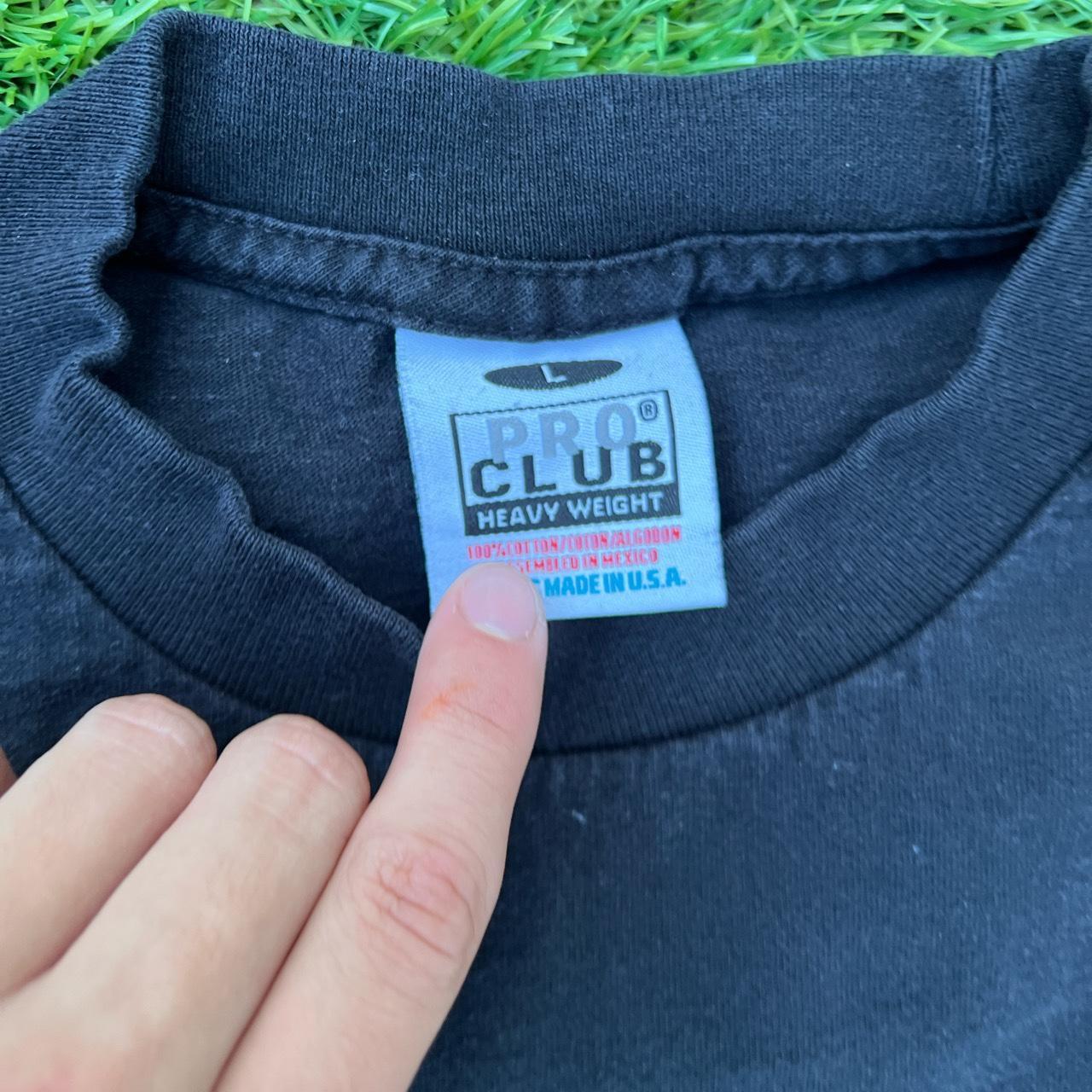 PLAIN BLACK PRO CLUB - TAGGED A LARGE - AMAZING... - Depop