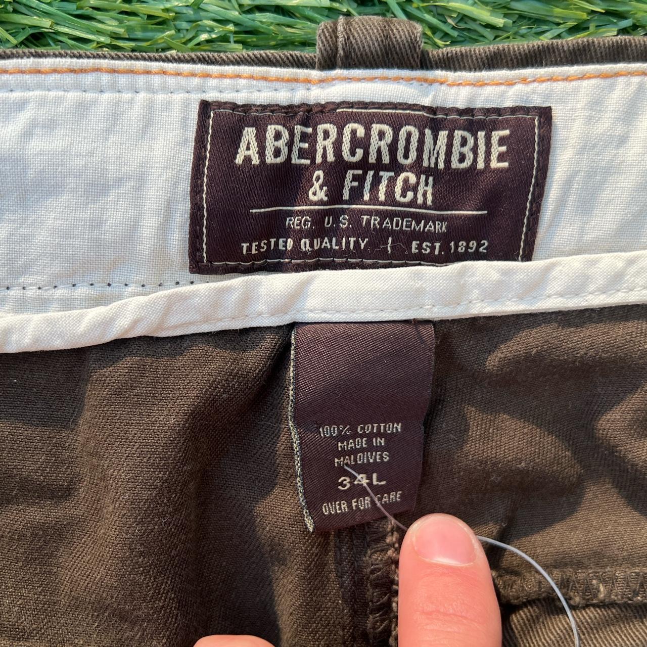 BAGGY ABERCROMBIE AND FITCH CARGO PANTS - TAGGED A... - Depop