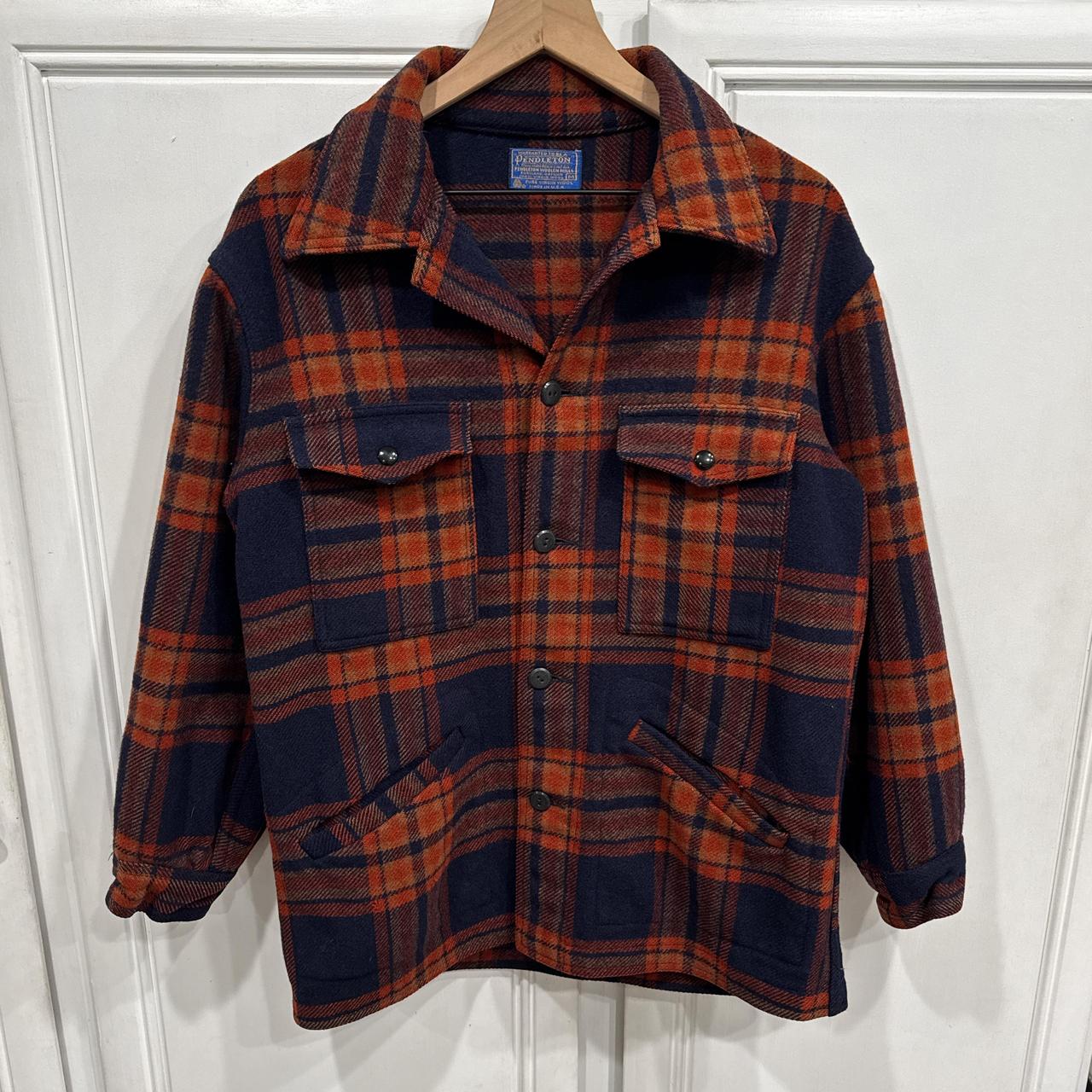 Pendleton Men's Shacket Jacket - Multi/Orange - L… - image 2