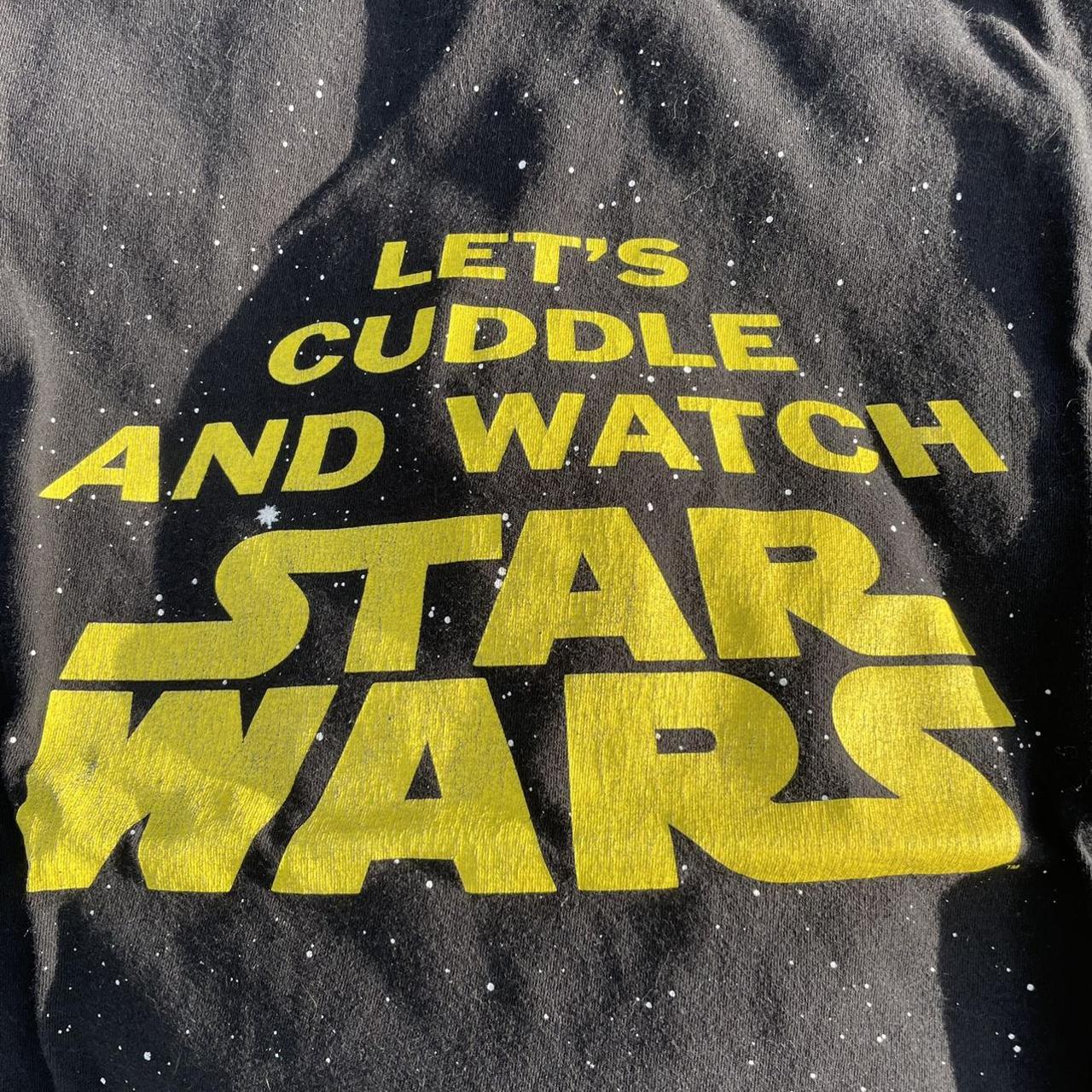 Star Wars Mens Black And Yellow T Shirt Depop 4866