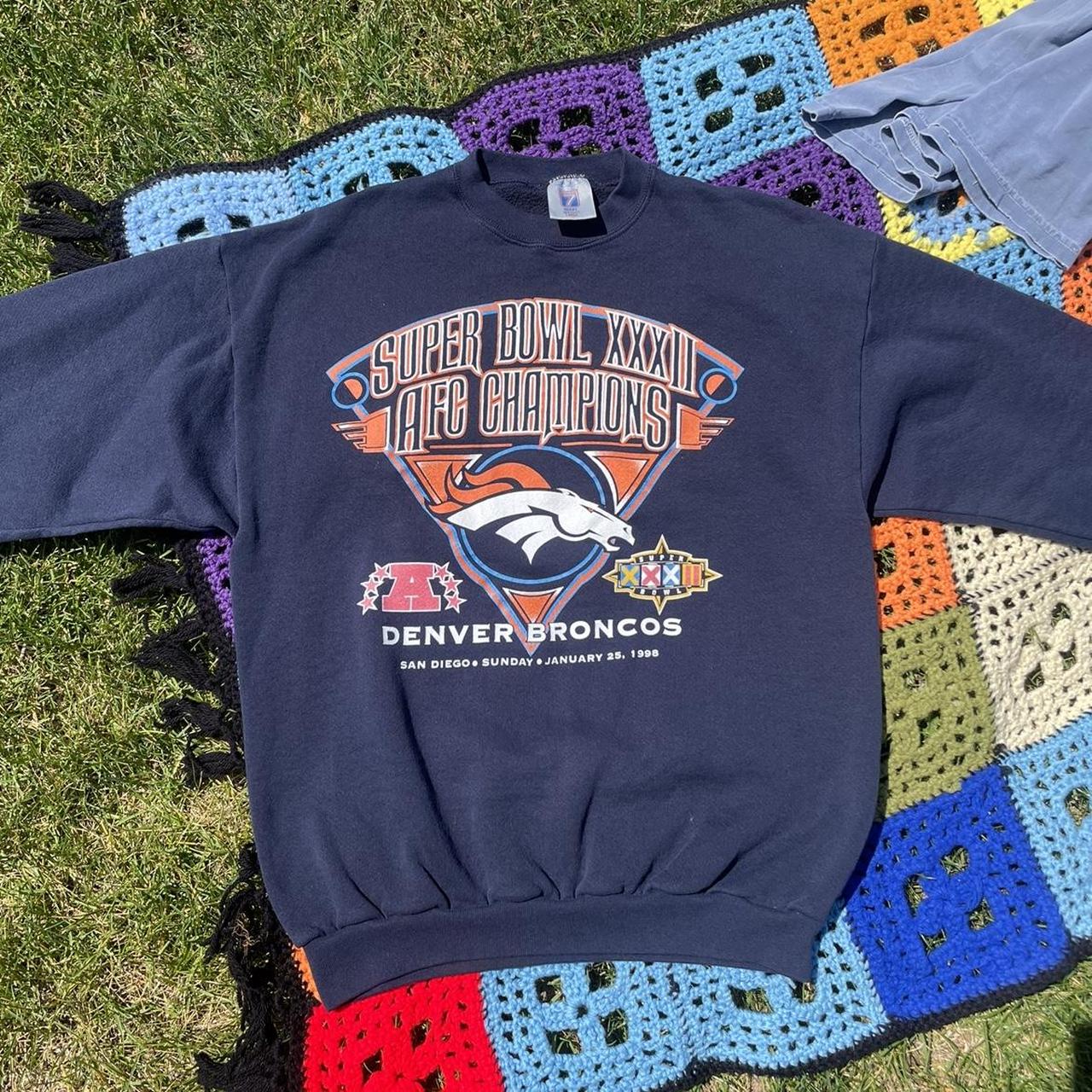 Denver Broncos Super Bowl sweater Championship team - Depop