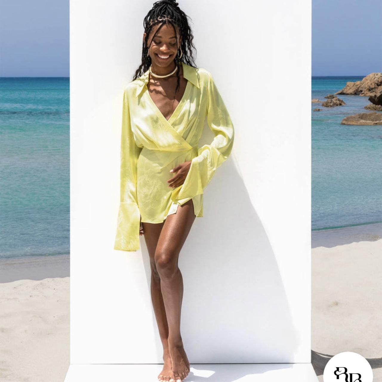 Rat and Boa Paloma Dress Lemon Brand new and never... Depop