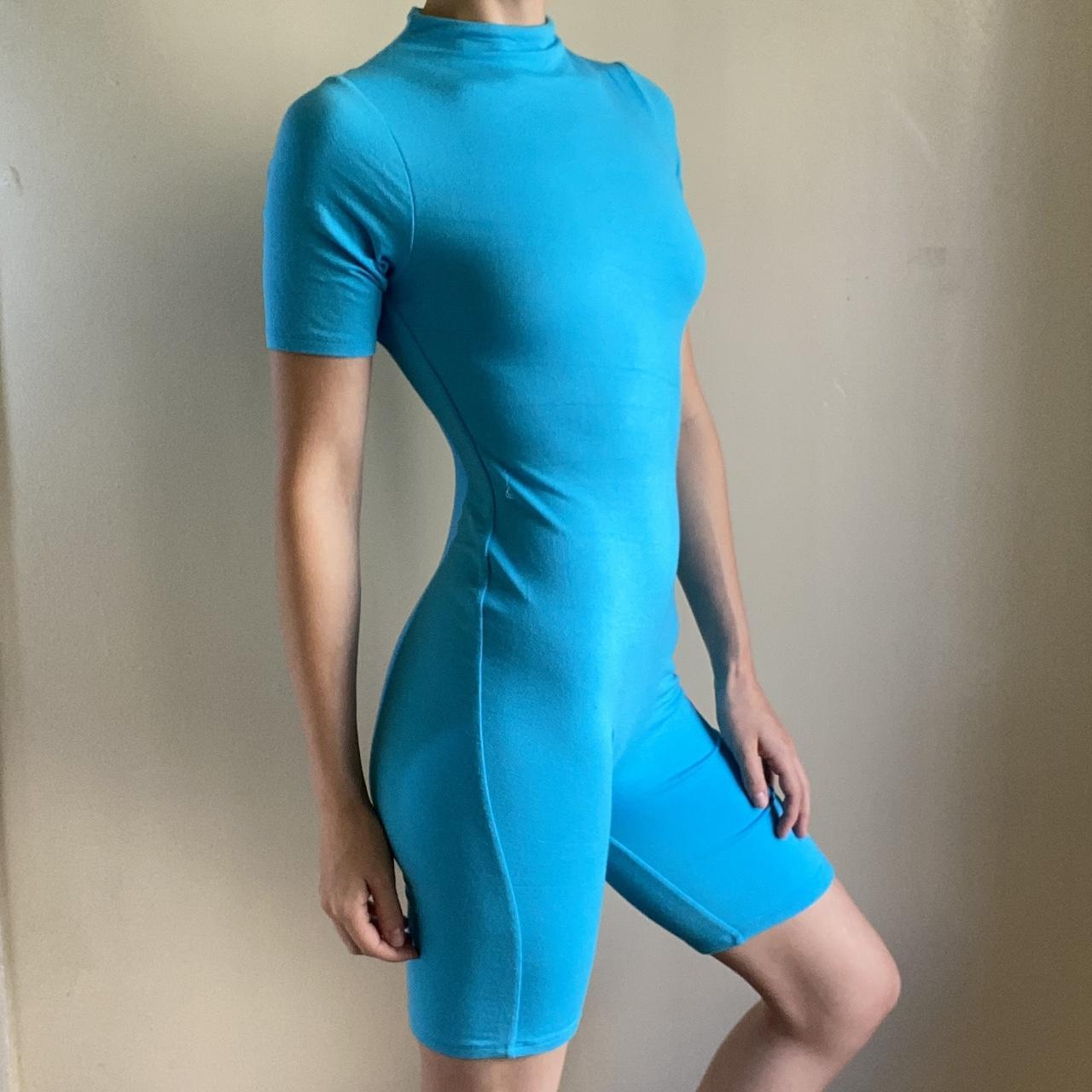 Naked Wardrobe bright blue super stretchy - Depop