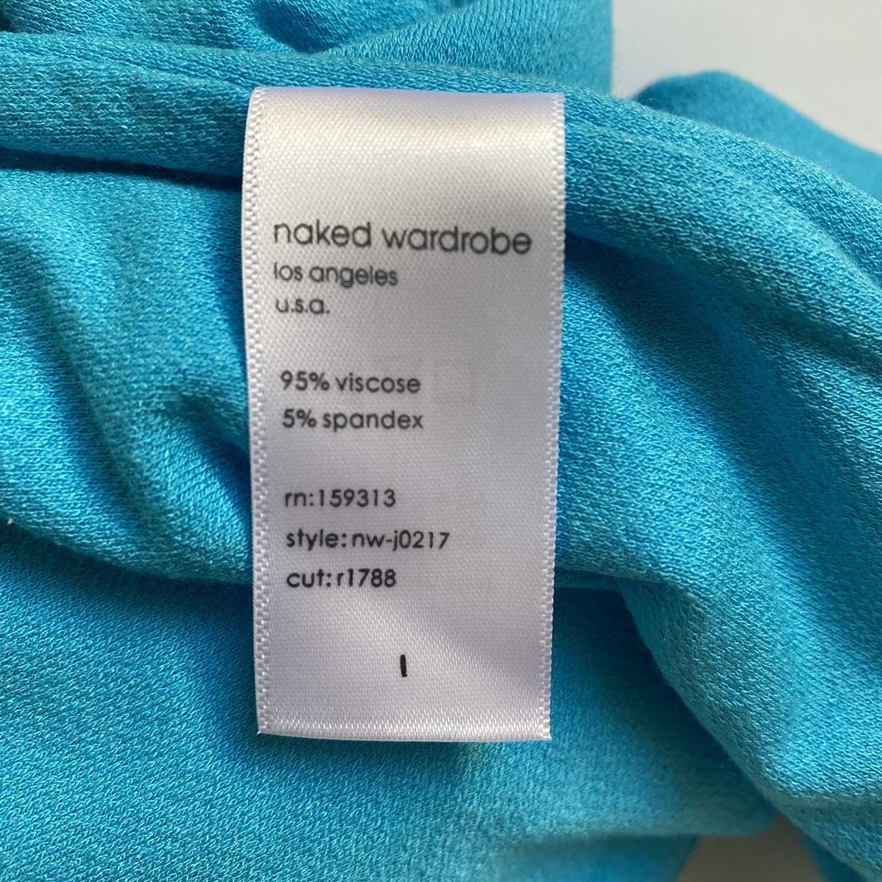 Naked Wardrobe bright blue super stretchy - Depop