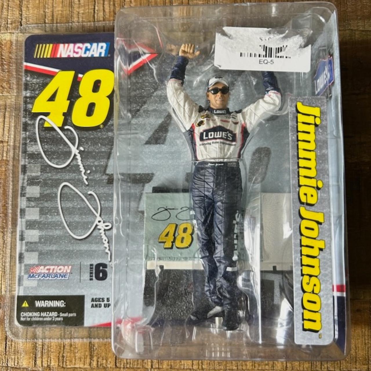 Action McFarlane JIMMIE JOHNSON Series 6 Nascar 6 Depop